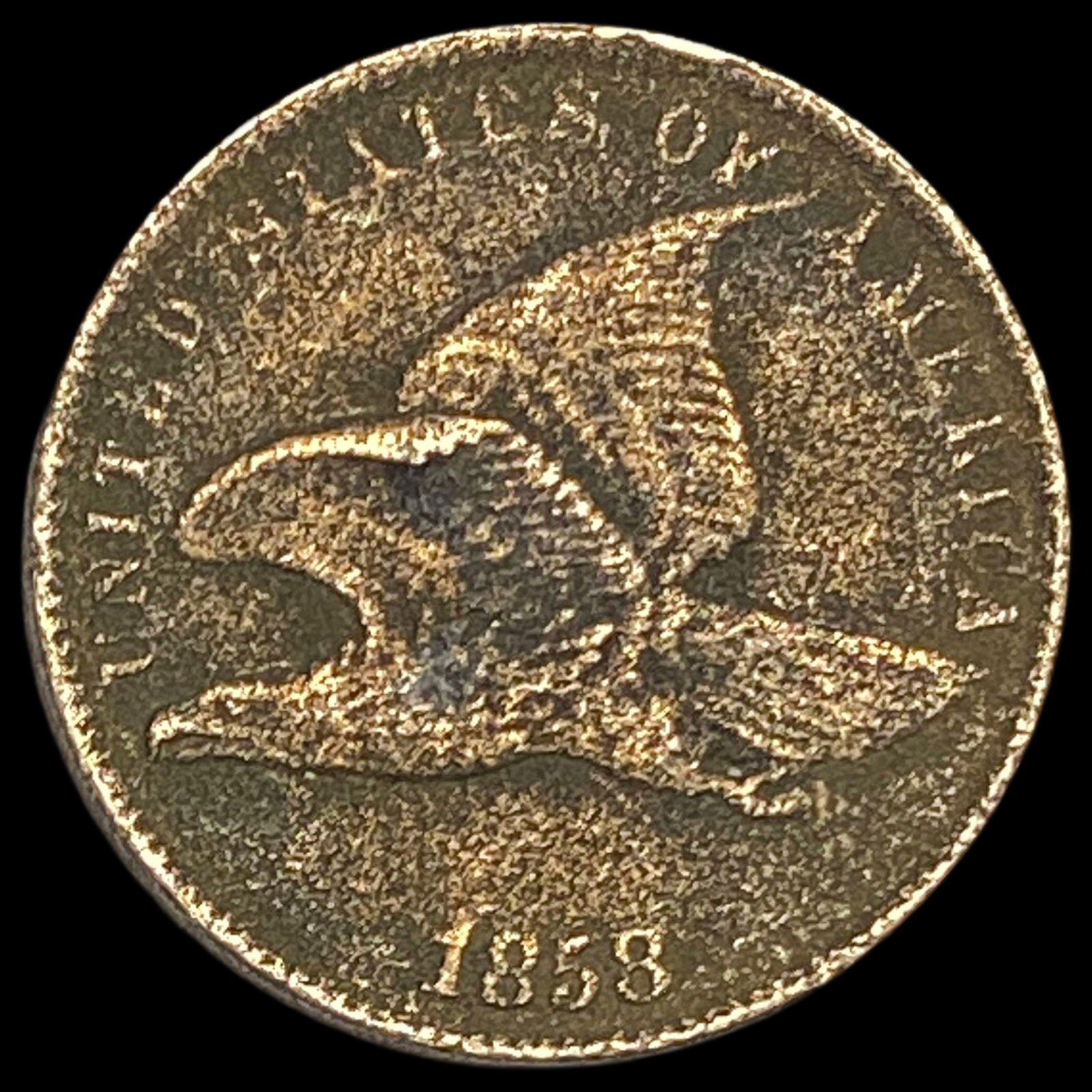 1858 Flying Eagle Cent LIGHTLY CIRCULATED: 1858 Flying Eagle Cent LIGHTLY CIRCULATED