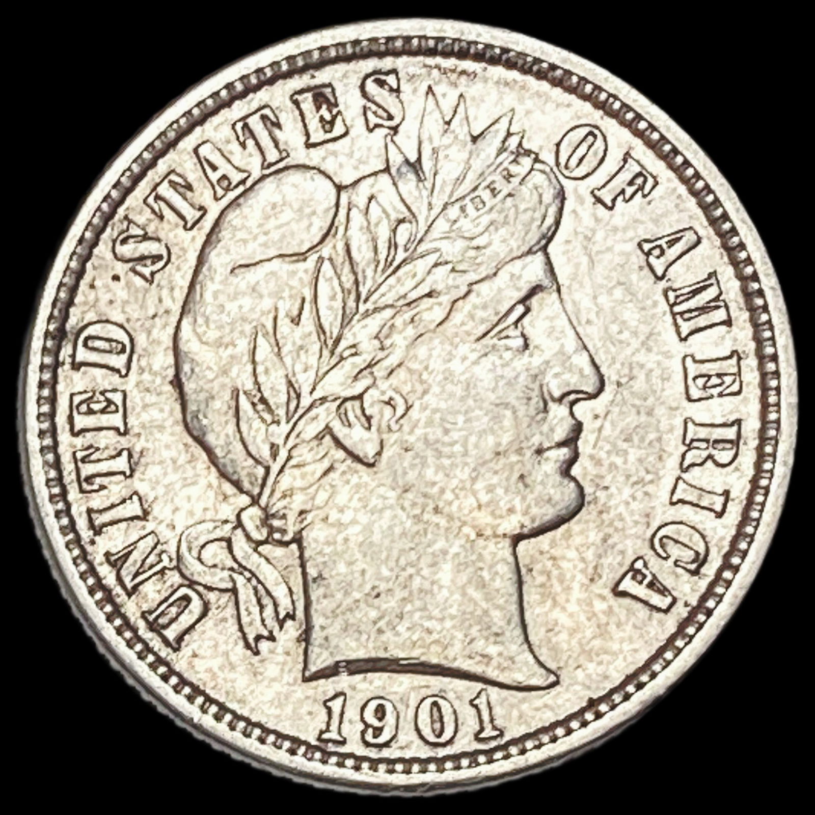 1901 Barber Dime UNCIRCULATED (1 of 2)