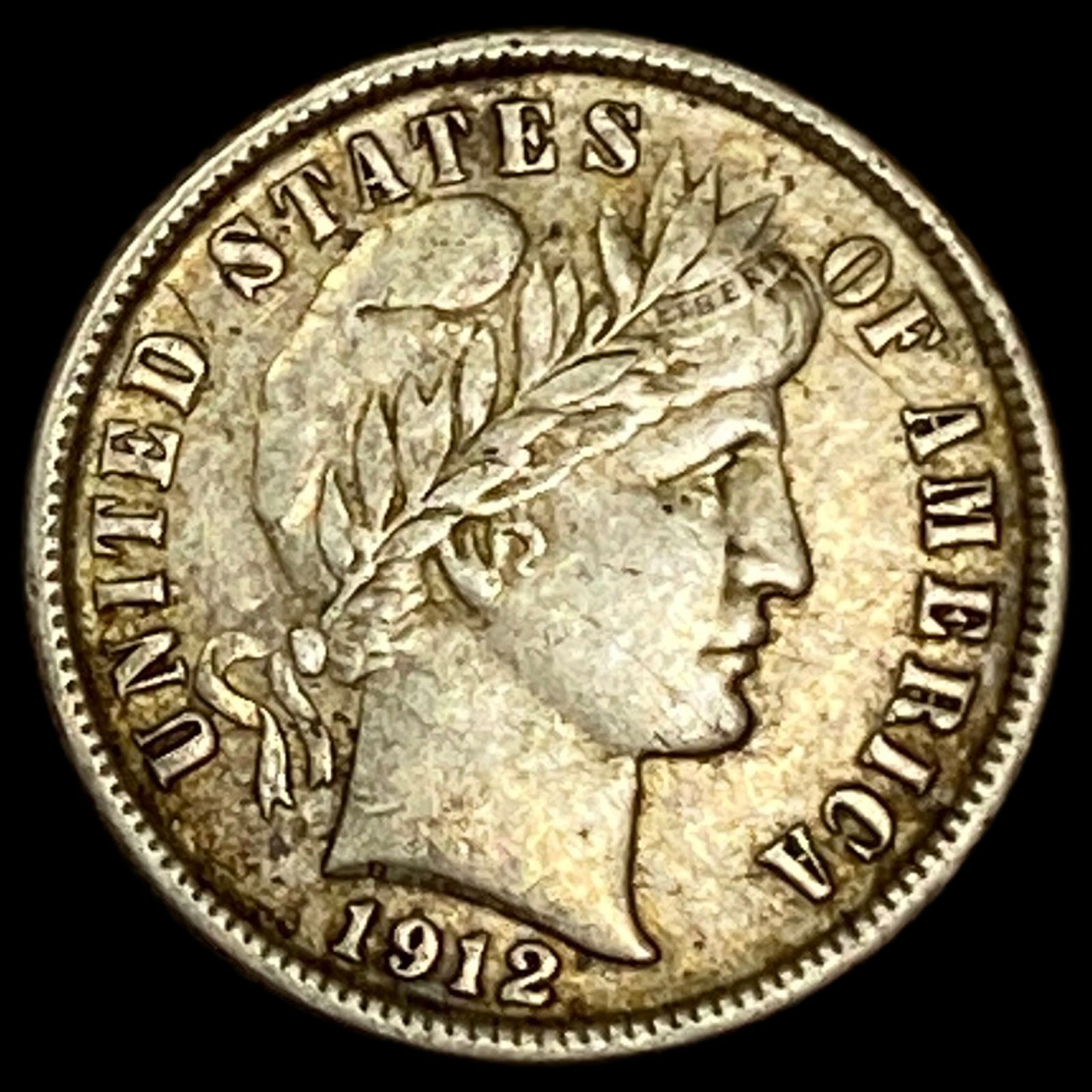 1912-D Silver Barber Dime CHOICE AU (1 of 2)