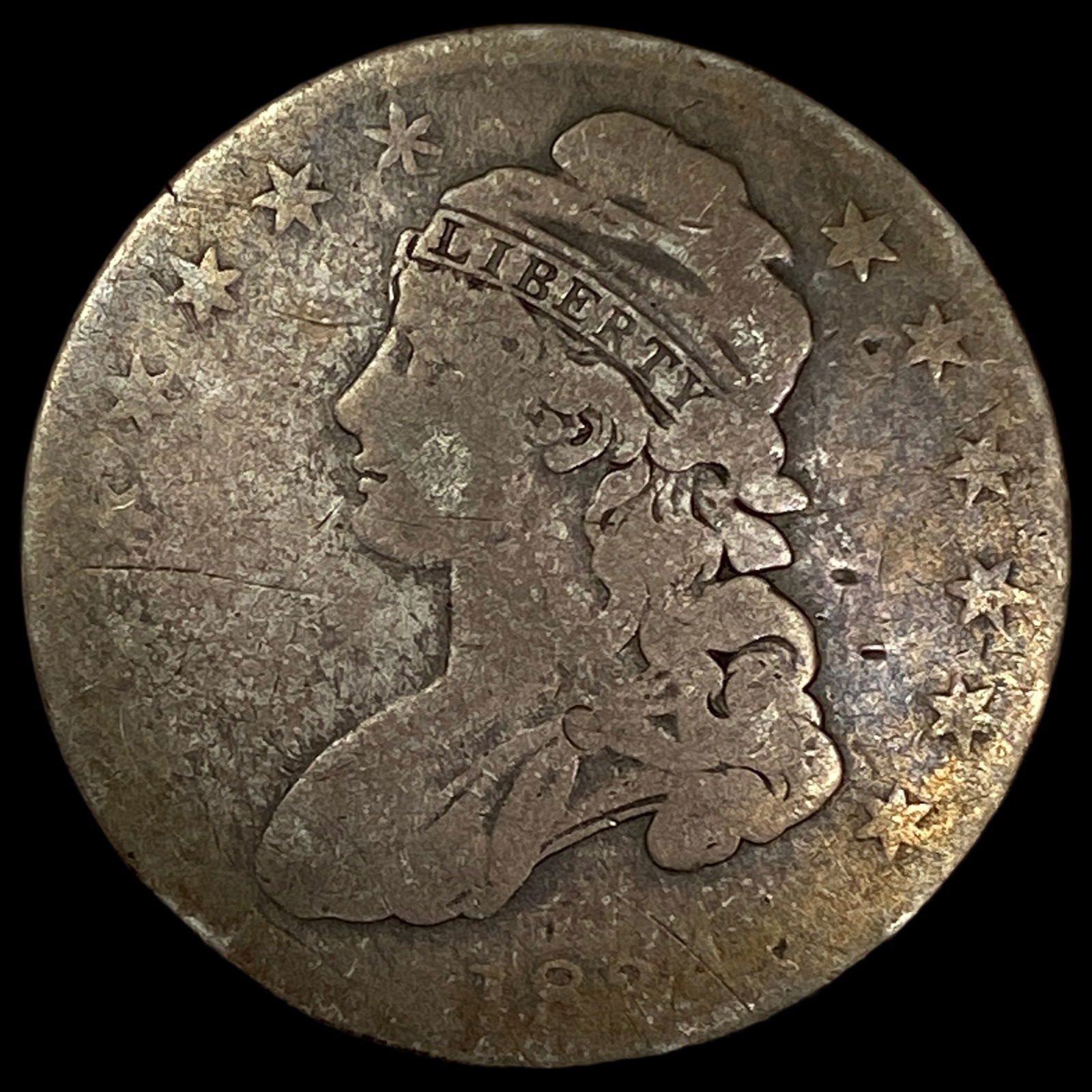 1834 Capped Bust Half Dollar LIGHTLY CIRCULATED (1 of 2)