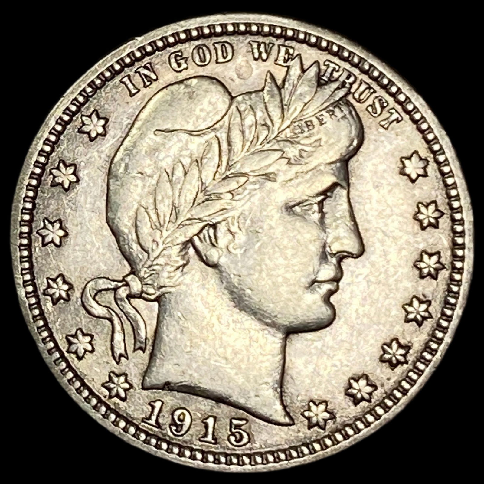 1915 Barber Silver Quarter CLOSELY UNCIRCULATED (1 of 2)