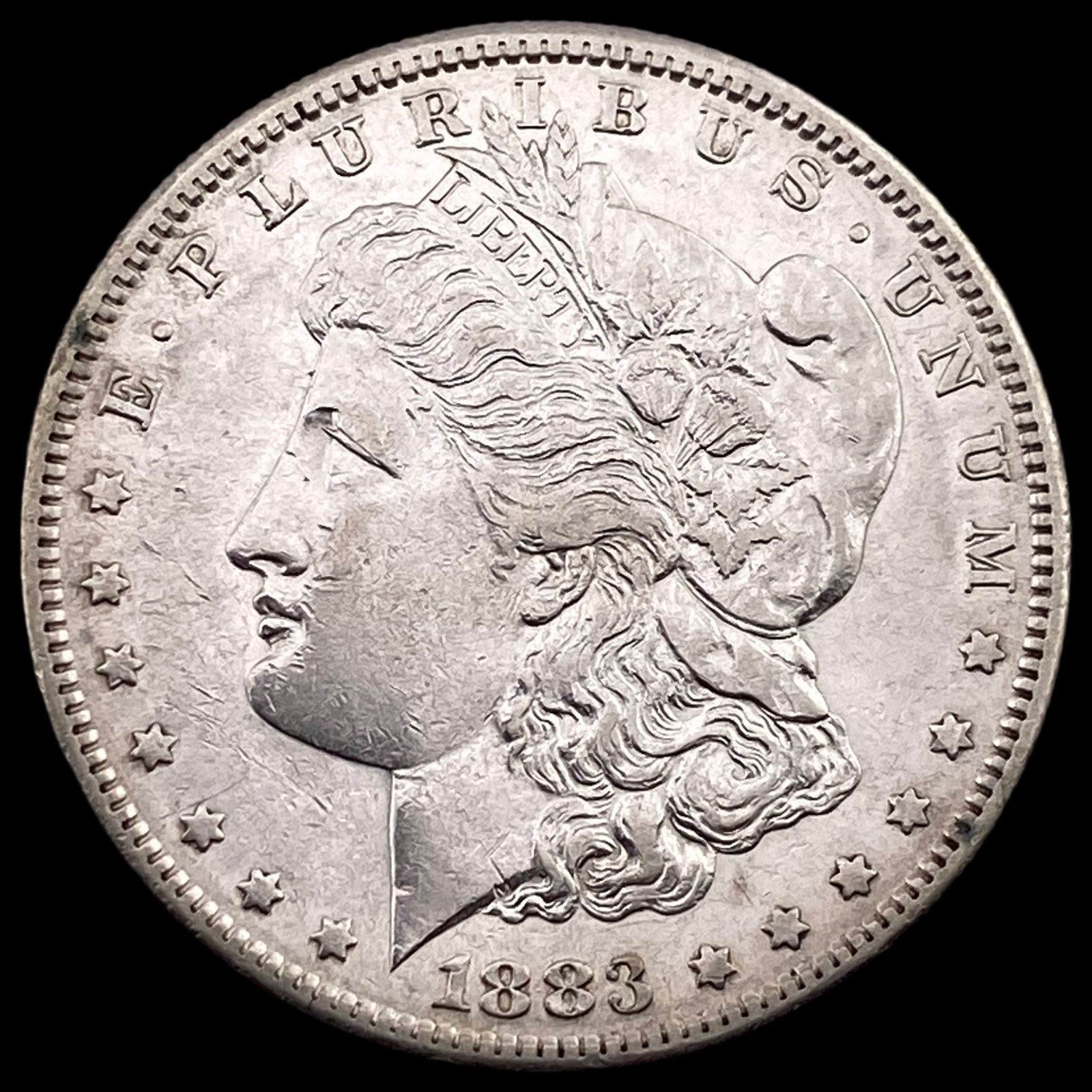 1883-S Silver Morgan Dollar CLOSELY UNCIRCULATED: 1883-S Silver Morgan Dollar CLOSELY UNCIRCULATED
