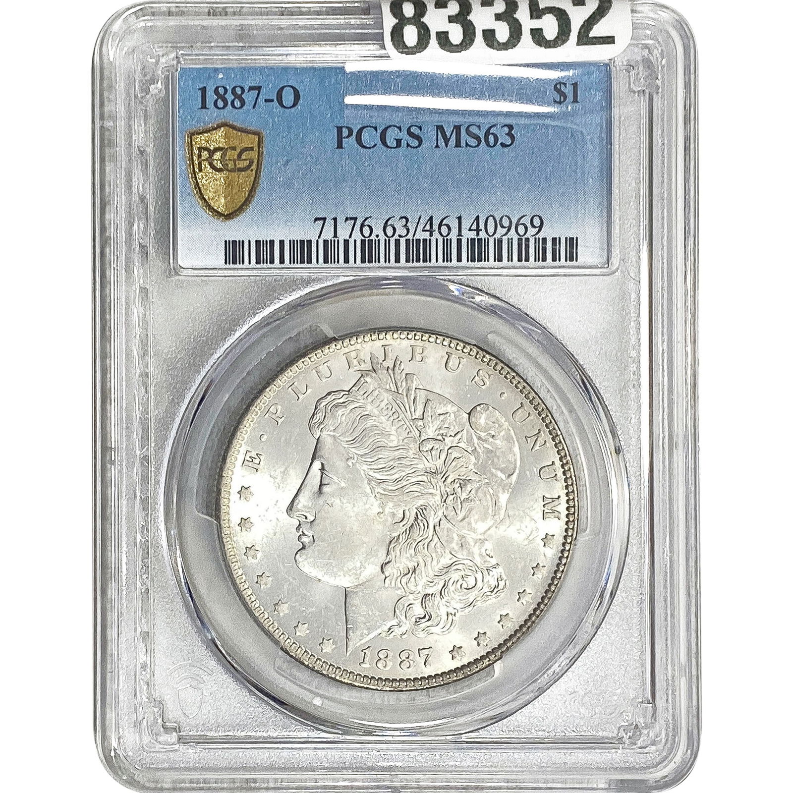 1887-O Morgan Silver Dollar PCGS MS63 (1 of 2)