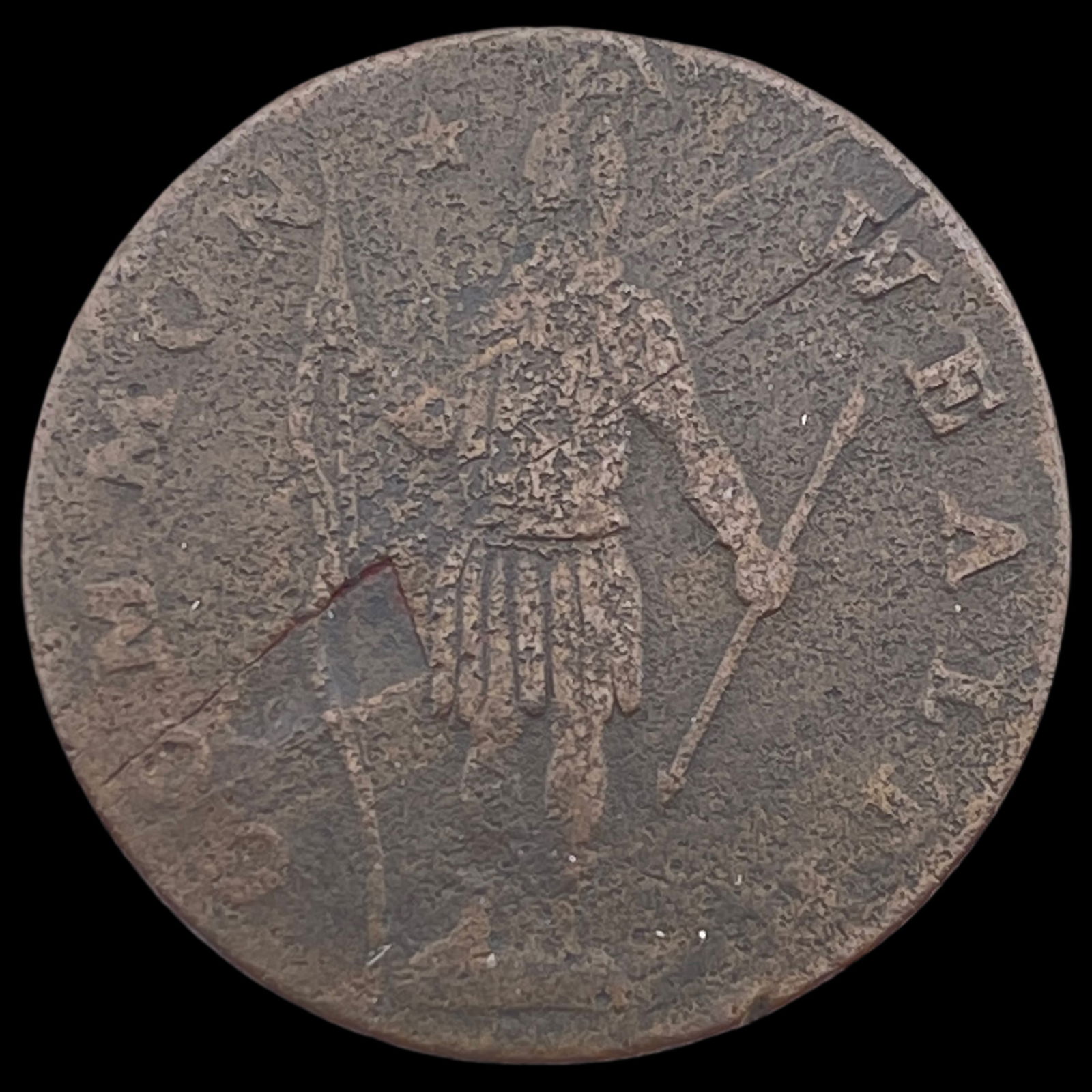 1788 Massachusetts Copper Cent HIGH GRADE (1 of 2)
