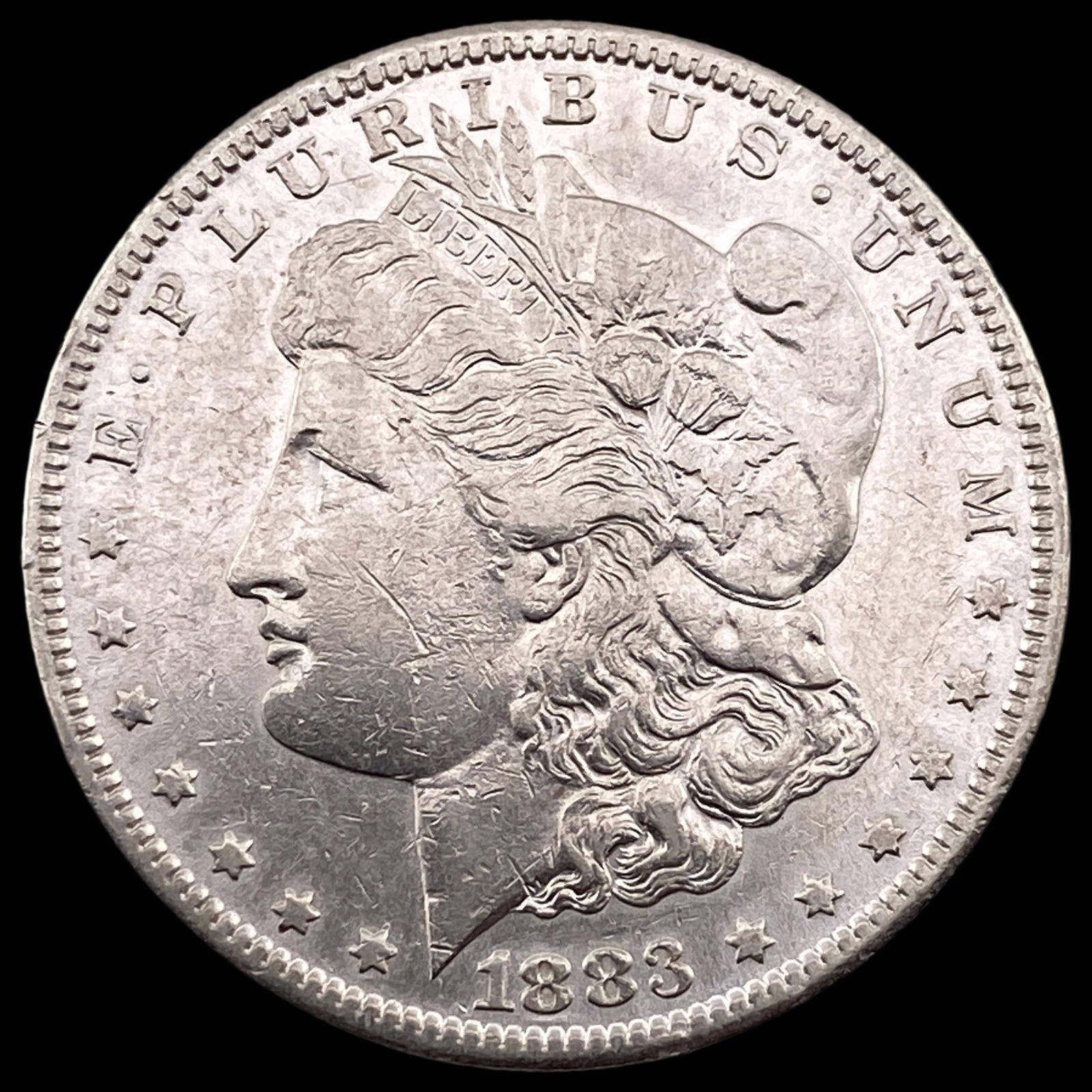 1883-S Silver Morgan Dollar CLOSELY UNCIRCULATED: 1883-S Silver Morgan Dollar CLOSELY UNCIRCULATED