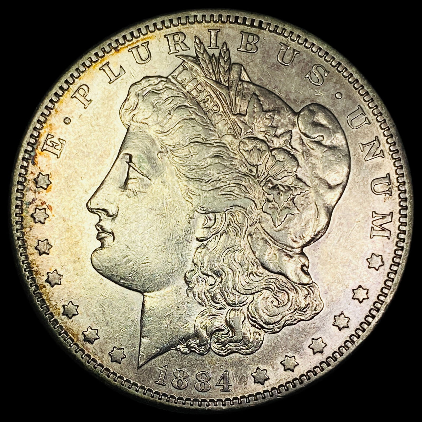 1884-S Silver Morgan Dollar CLOSELY UNCIRCULATED: 1884-S Silver Morgan Dollar CLOSELY UNCIRCULATED