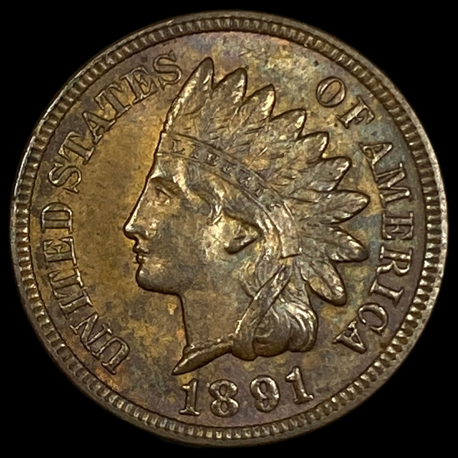 1891 Indian Head Cent UNCIRCULATED (1 of 2)