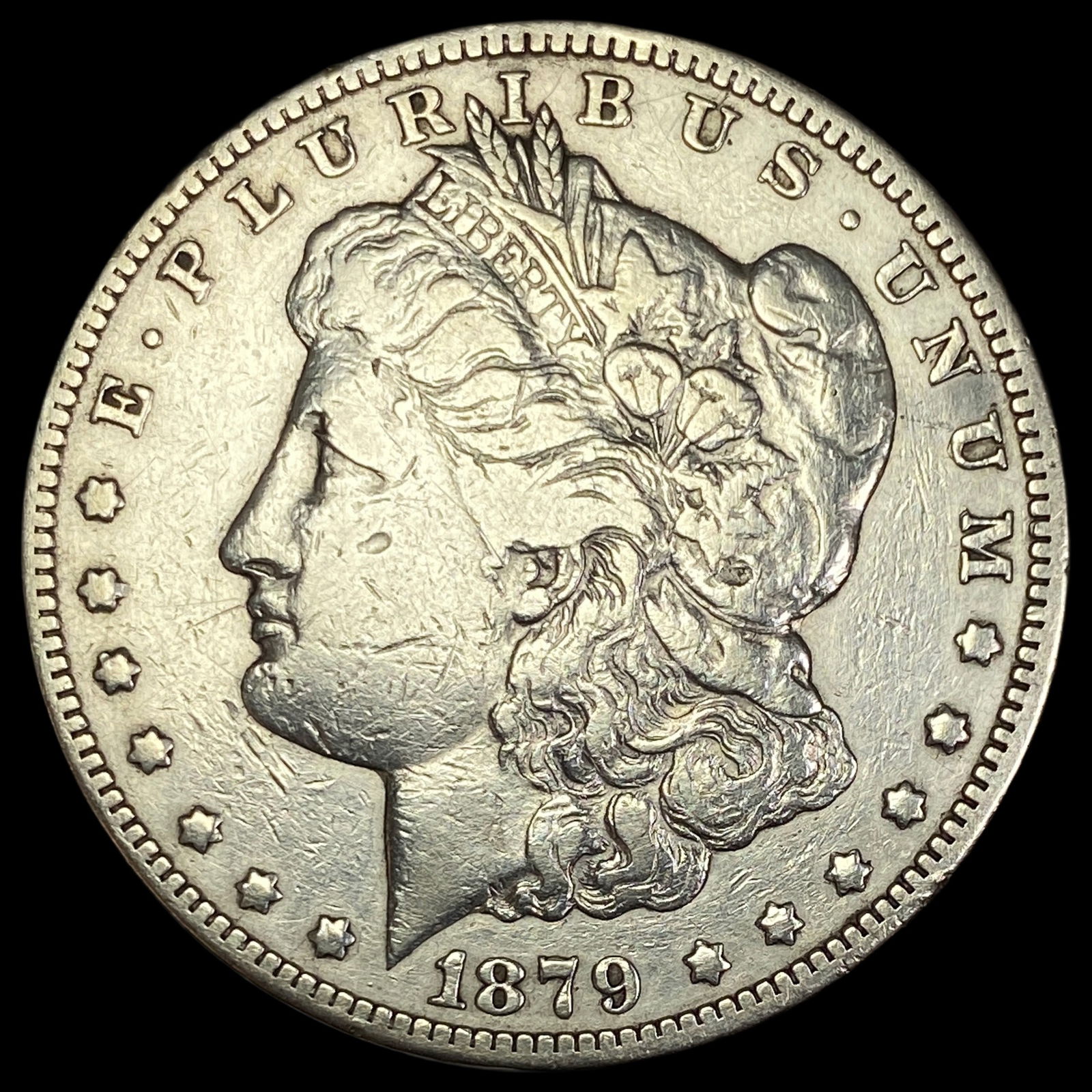 1879-S Silver Morgan Dollar LIGHTLY CIRCULATED: 1879-S Silver Morgan Dollar LIGHTLY CIRCULATED