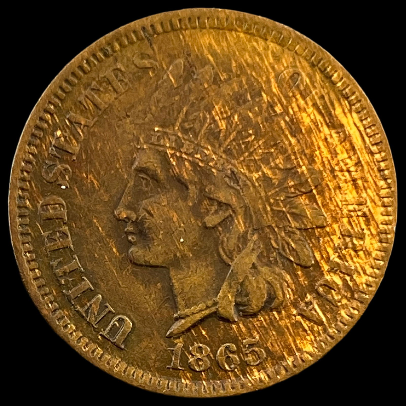 1865 Indian Head Cent CHOICE AU (1 of 2)