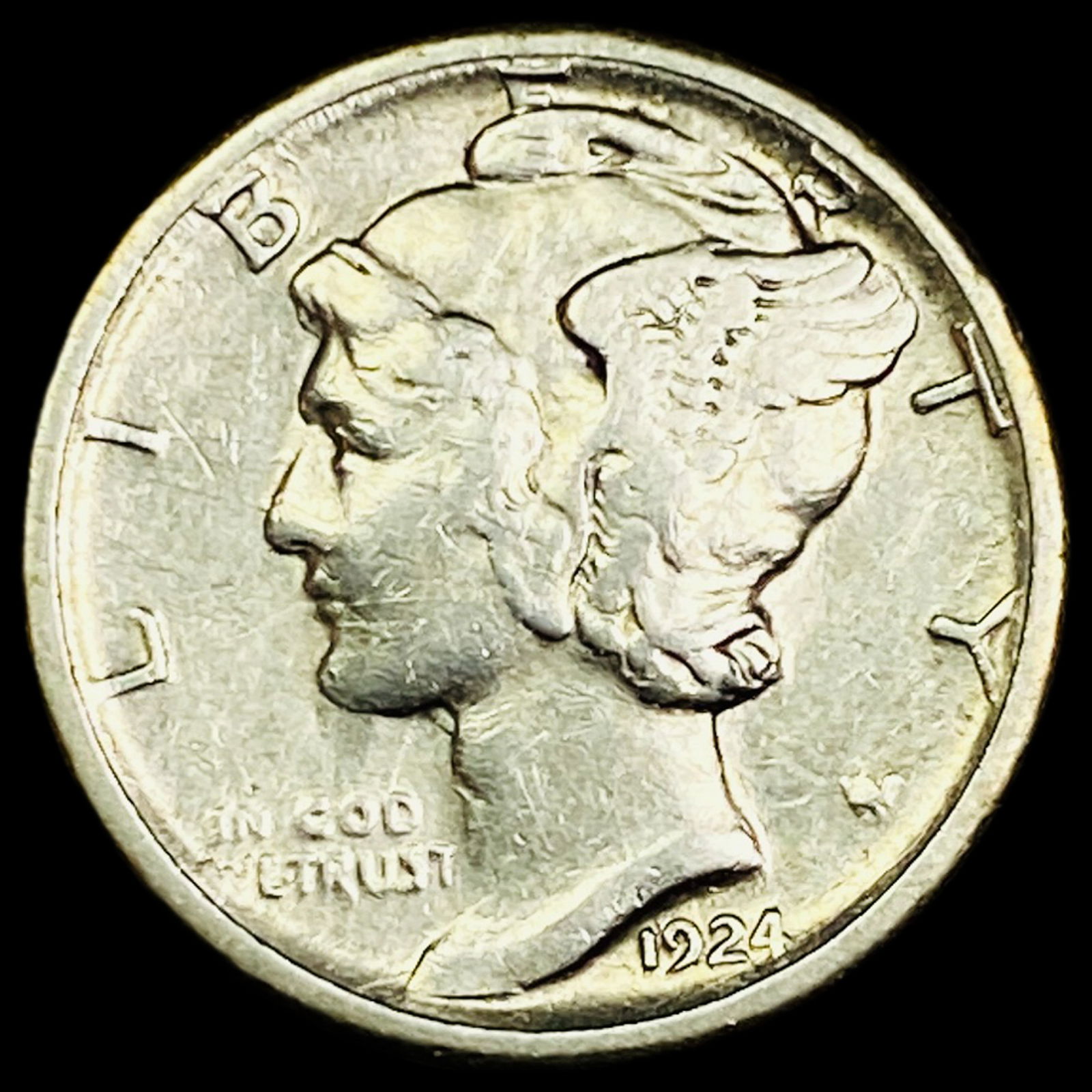 1924-S Mercury Dime UNC (1 of 2)