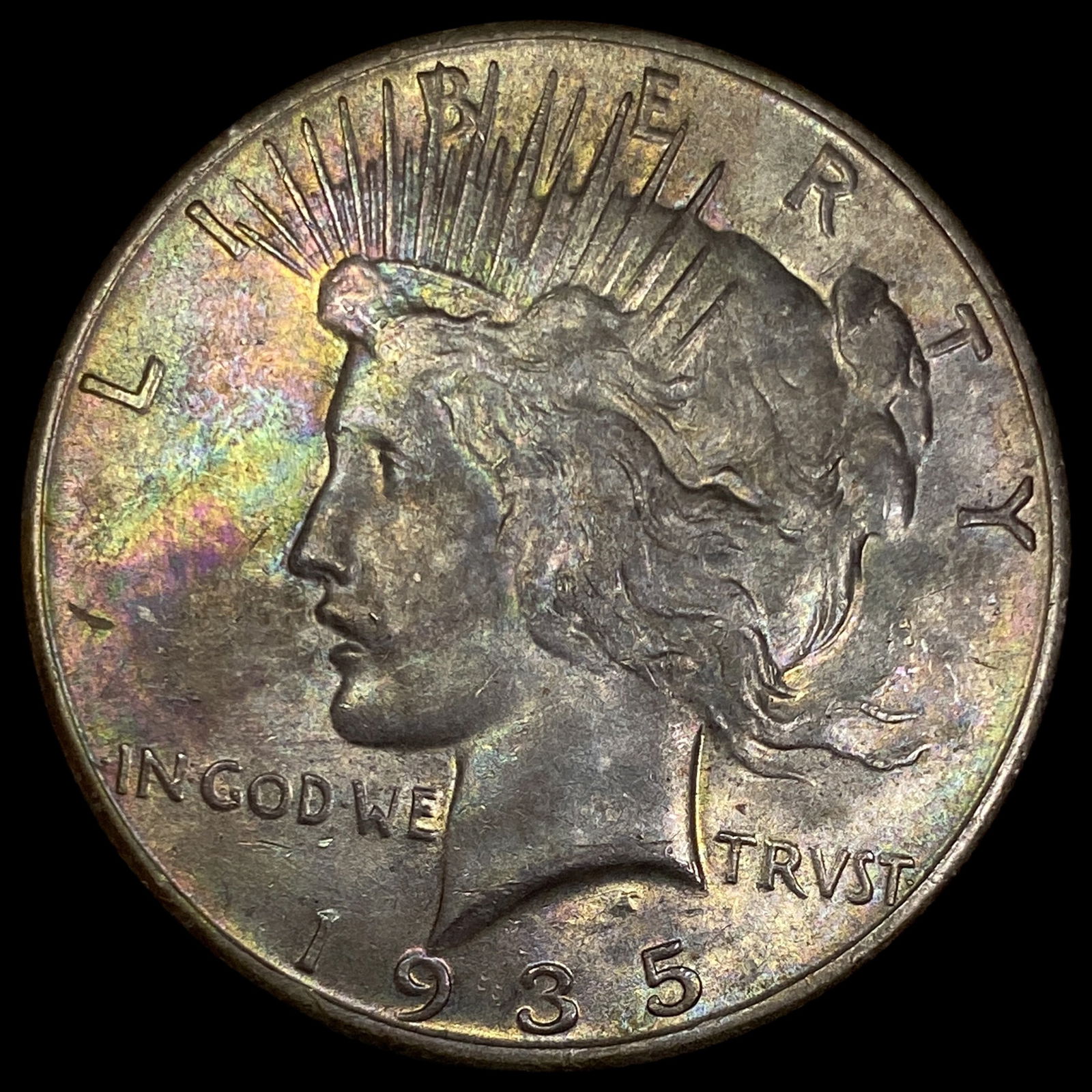 1935-S Silver Peace Dollar UNCIRCULATED: 1935-S Silver Peace Dollar UNCIRCULATED