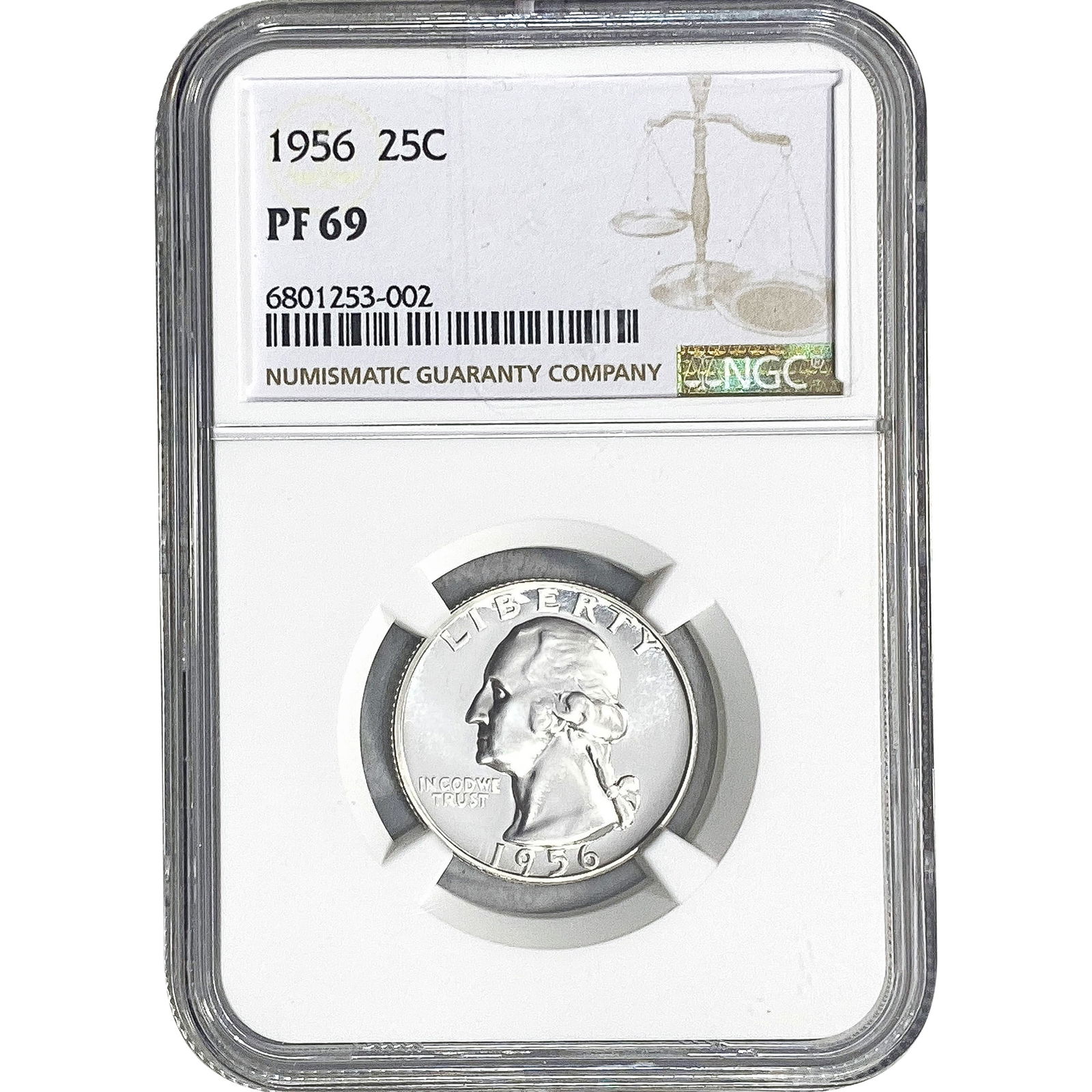 1956 Washington Silver Quarter NGC PF69 (1 of 2)