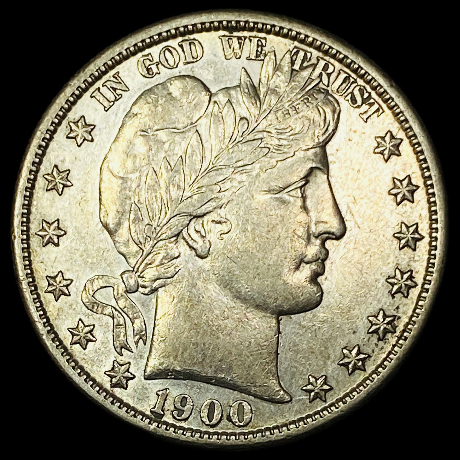 1900-S Silver Barber Half Dollar CHOICE AU (1 of 2)