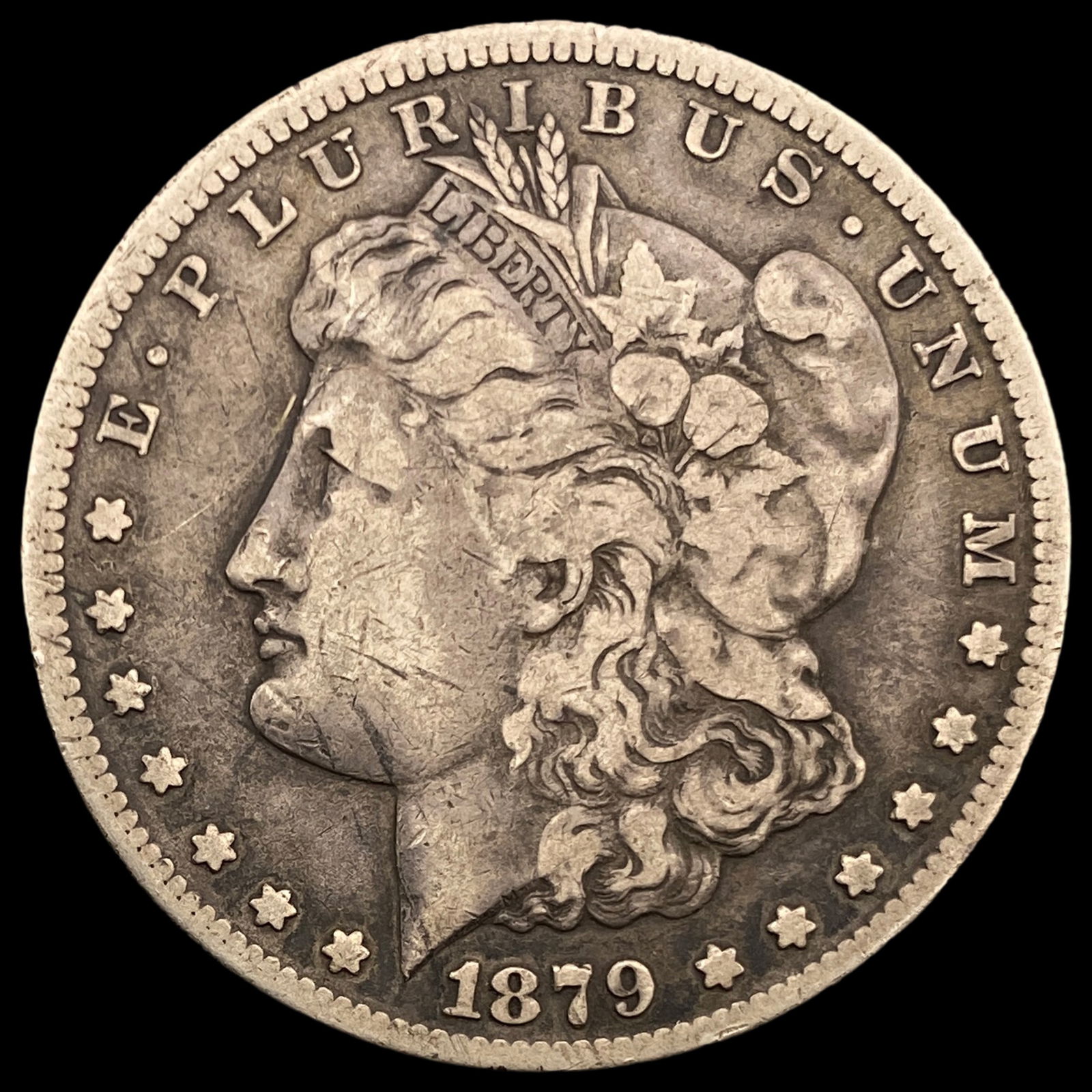 1879-CC Silver Morgan Dollar NEARLY UNCIRCULATED: 1879-CC Silver Morgan Dollar NEARLY UNCIRCULATED