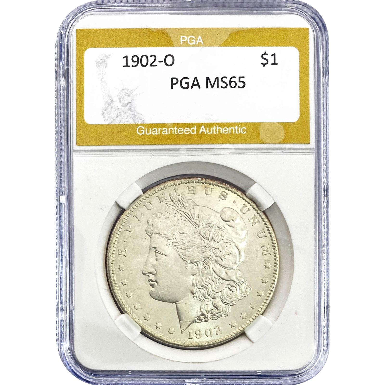 1902-O Morgan Silver Dollar PGA MS65 (1 of 2)