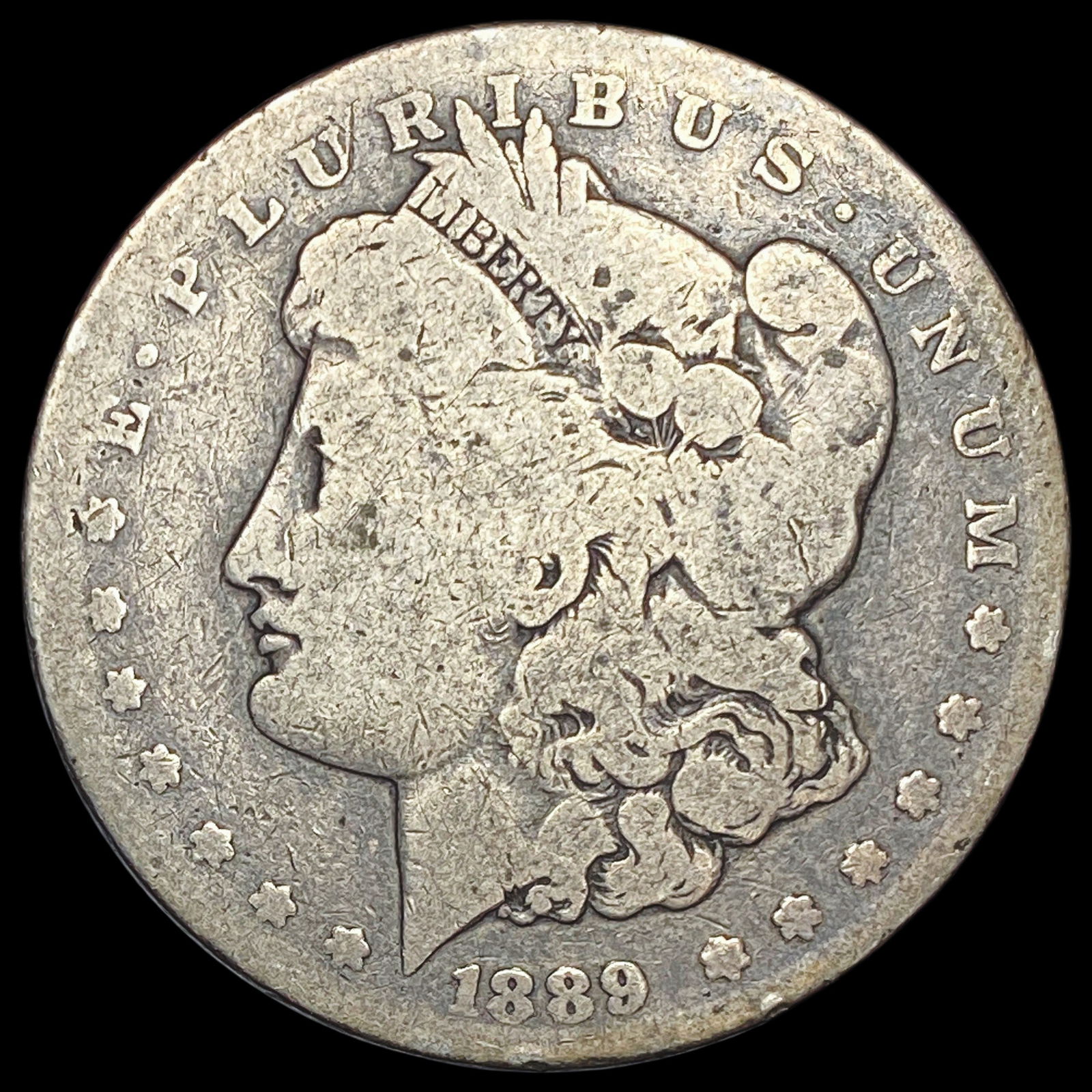 1889-CC Morgan Silver Dollar NICELY CIRCULATED (1 of 2)