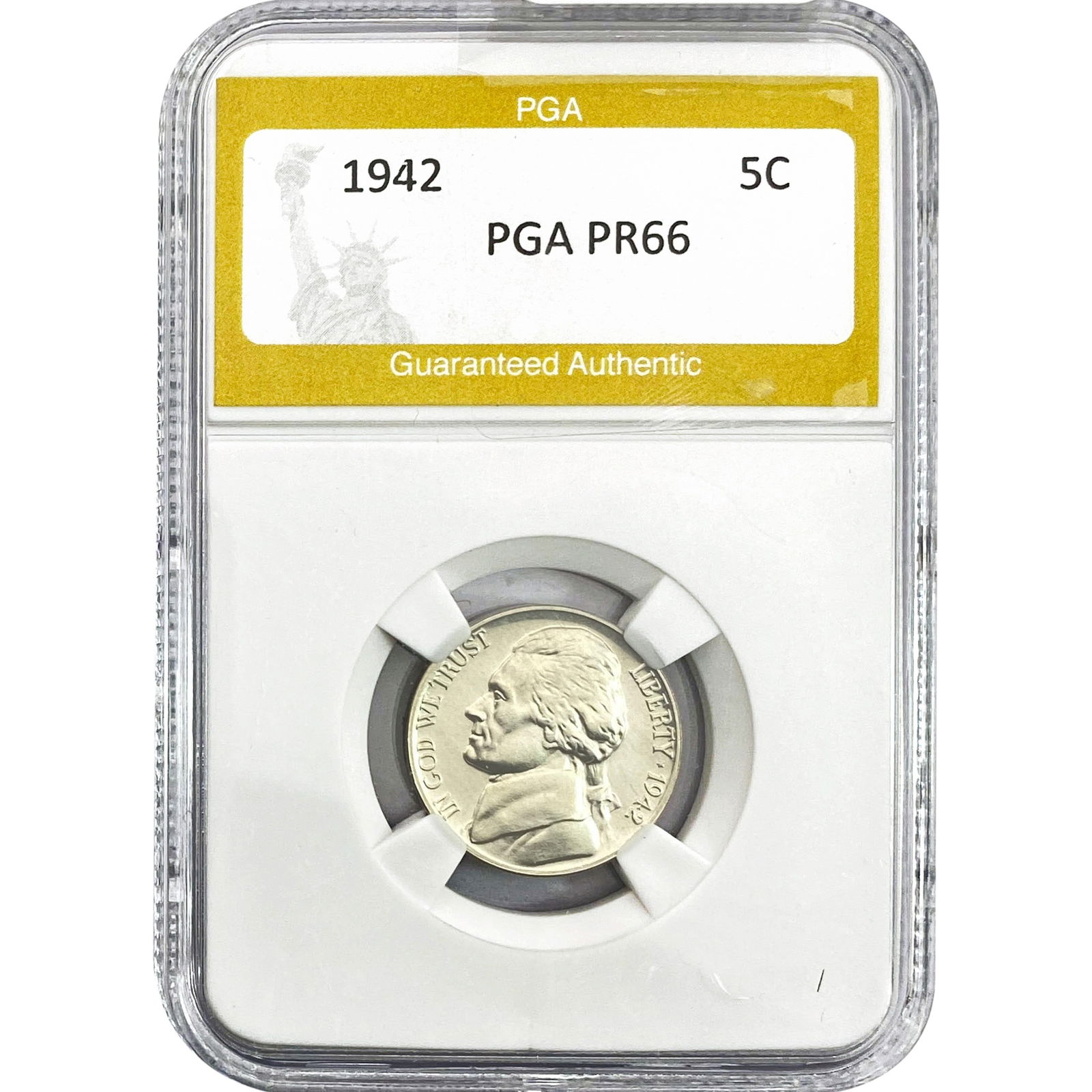 1942 Jefferson Nickel PGA PR66 (1 of 2)