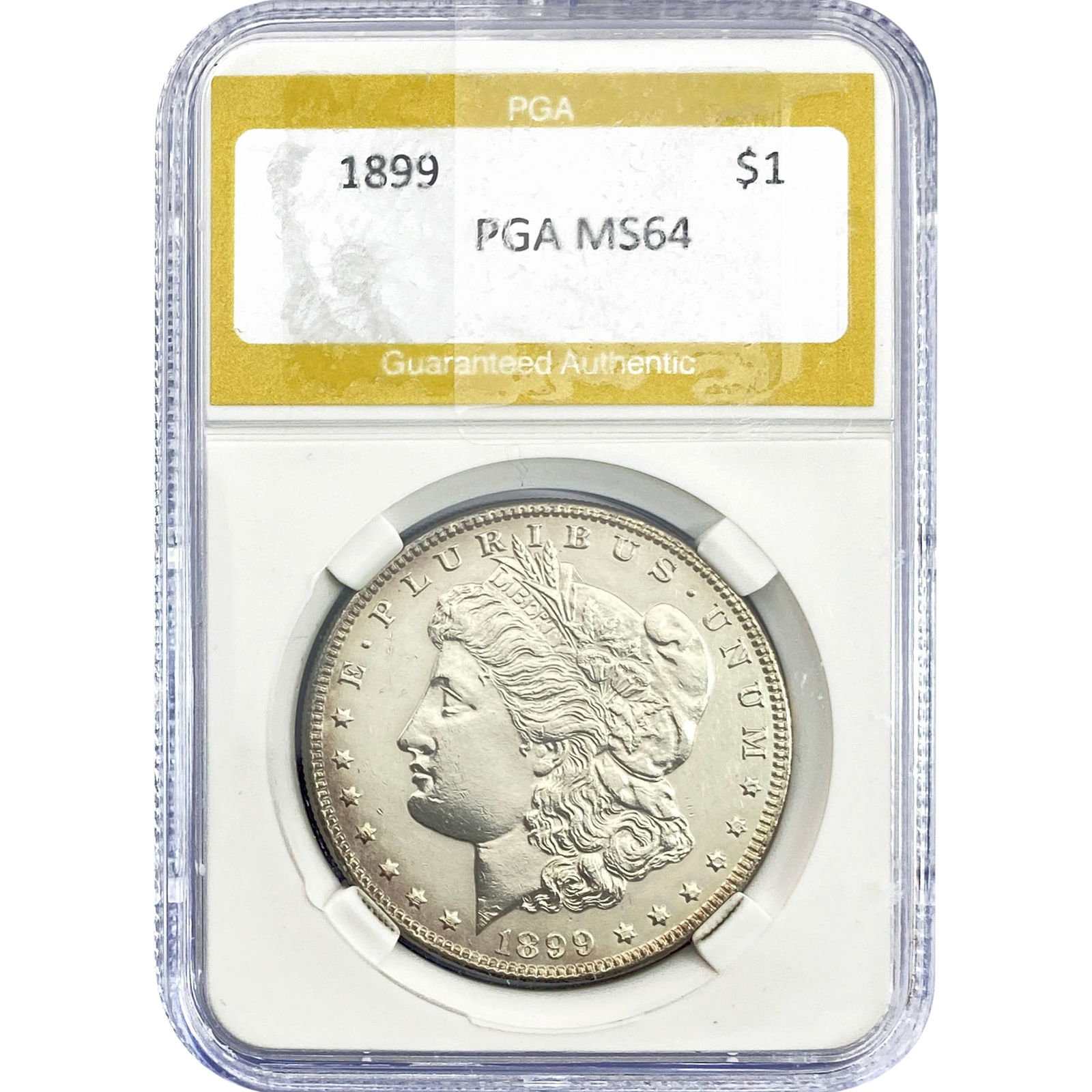 1899 Morgan Silver Dollar PGA MS64: 1899 Morgan Silver Dollar PGA MS64