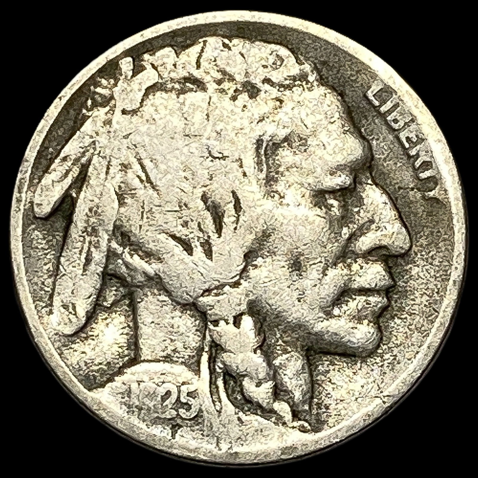 1925-D Buffalo Nickel LIGHTLY CIRCULATED: 1925-D Buffalo Nickel LIGHTLY CIRCULATED