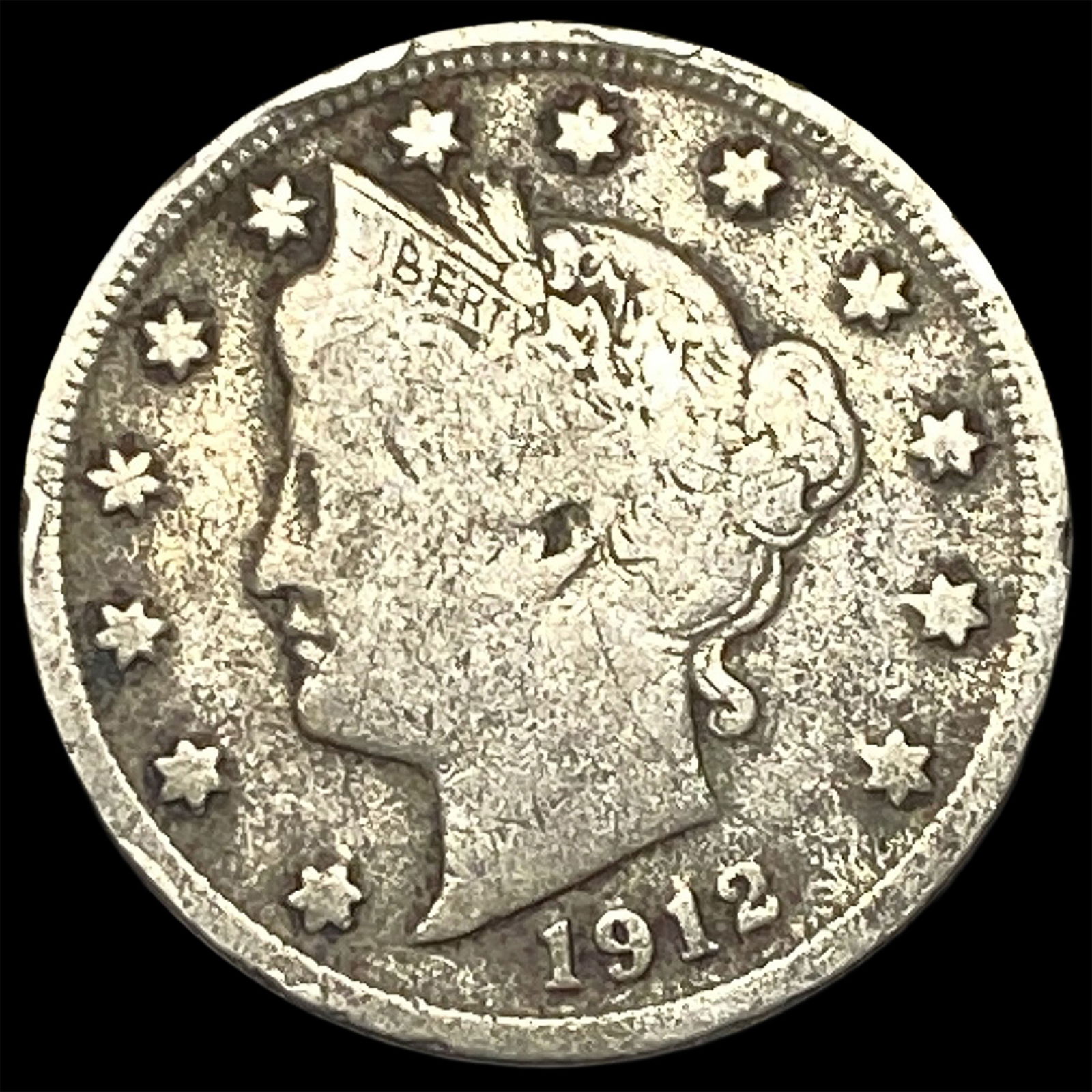 1912 Liberty Head Nickel NICELY CIRCULATED (1 of 2)