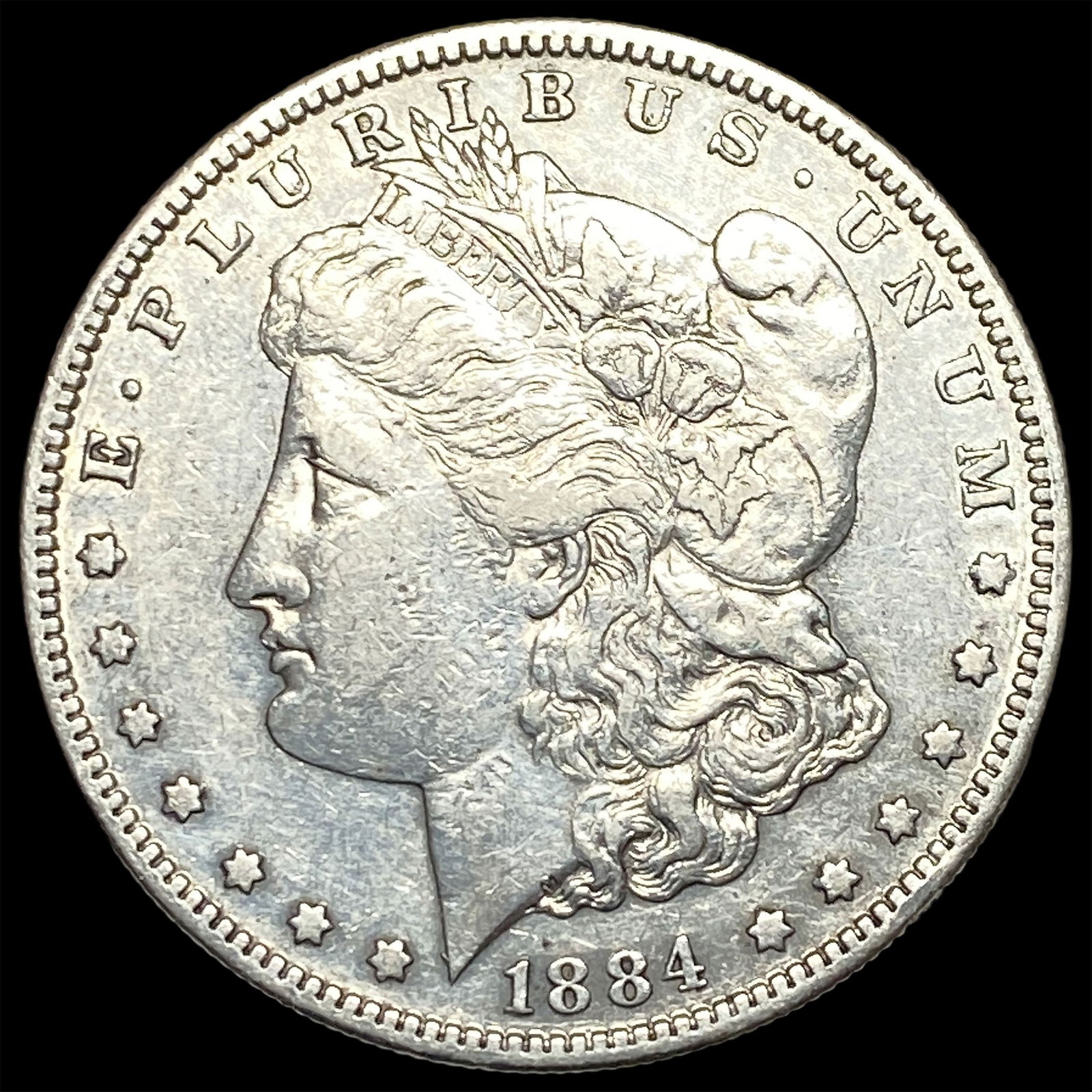 1884 Morgan Silver Dollar CLOSELY UNCIRCULATED: 1884 Morgan Silver Dollar CLOSELY UNCIRCULATED