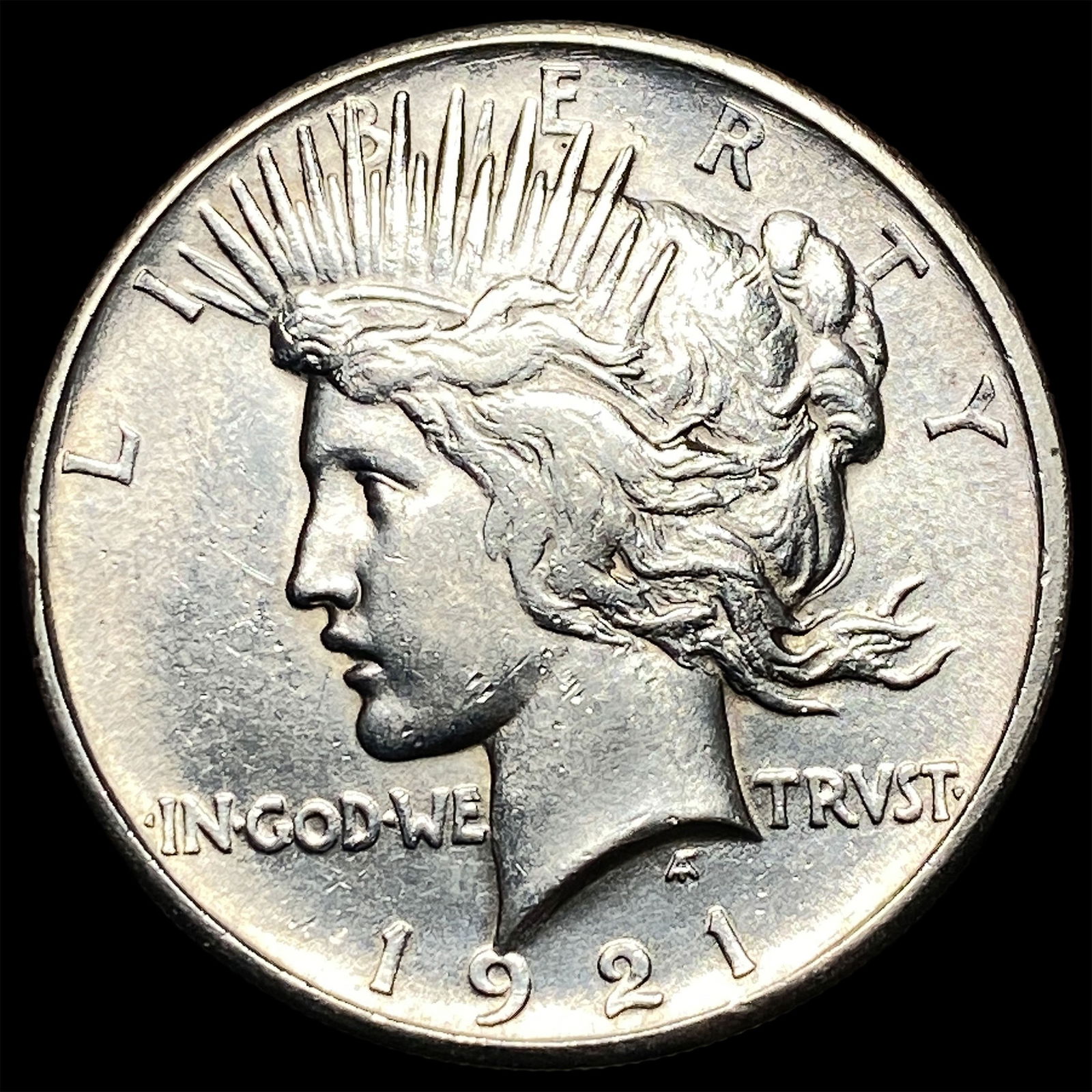 1921 Silver Peace Dollar CLOSELY UNCIRCULATED: 1921 Silver Peace Dollar CLOSELY UNCIRCULATED