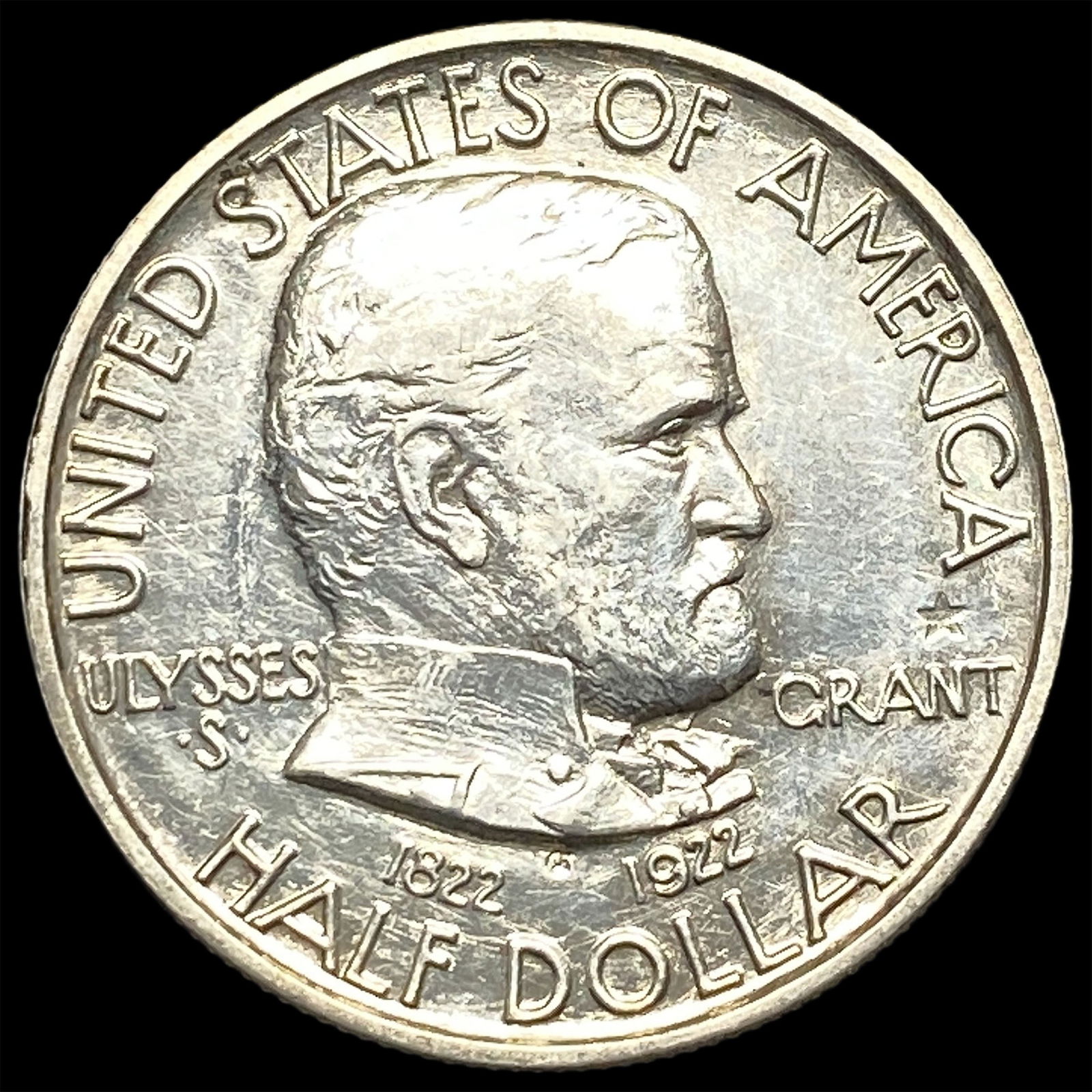 1922-S Silver Half Dollar Grant Commemorative UNCIRCULATED (1 of 2)