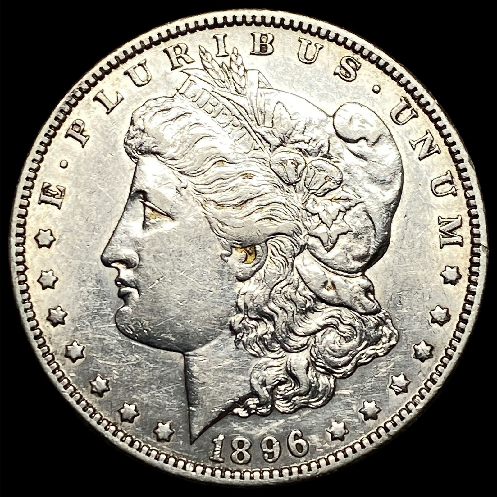 1896-O Silver Morgan Dollar NEARLY UNCIRCULATED: 1896-O Silver Morgan Dollar NEARLY UNCIRCULATED