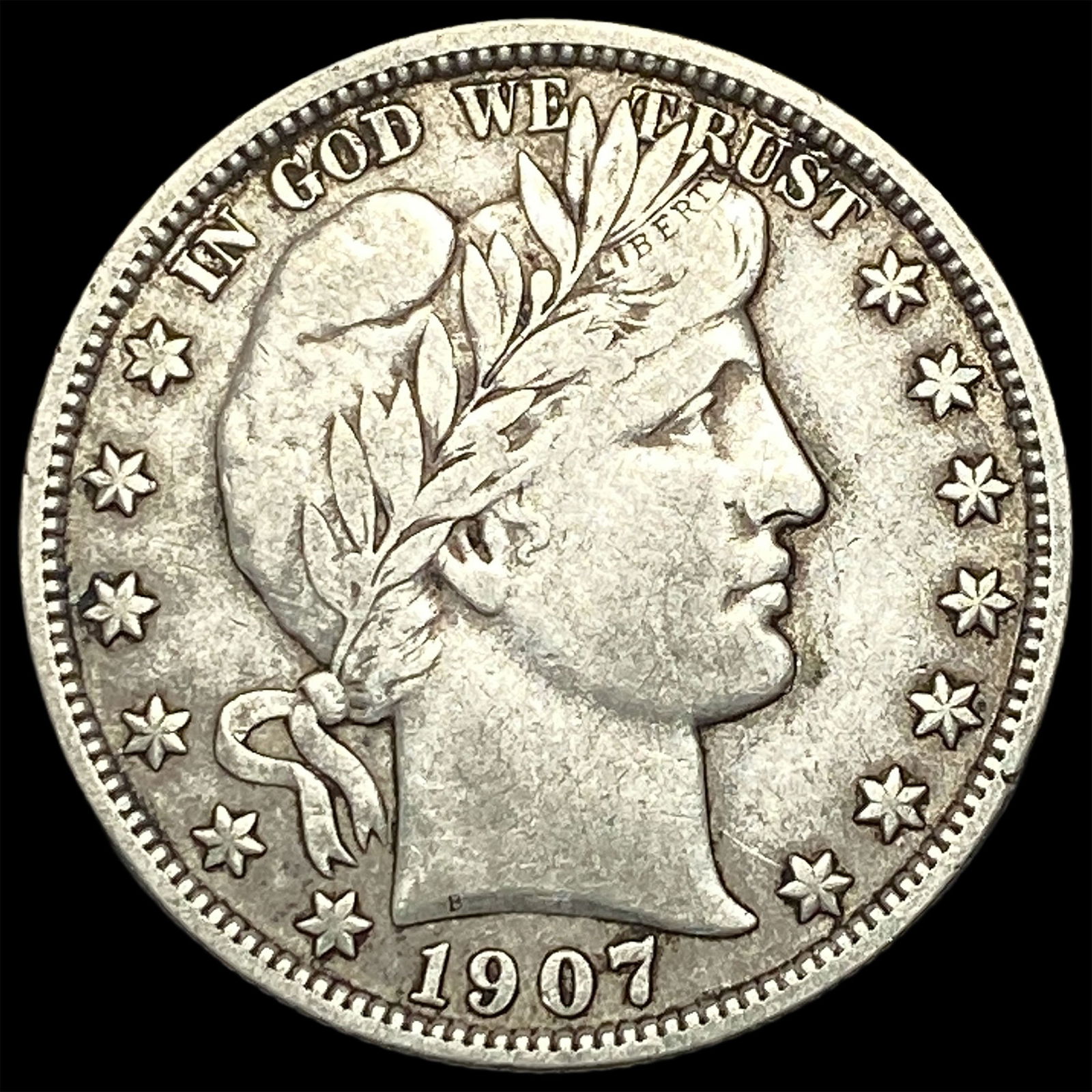 1907 Barber Half Dollar LIGHTLY CIRCULATED (1 of 2)