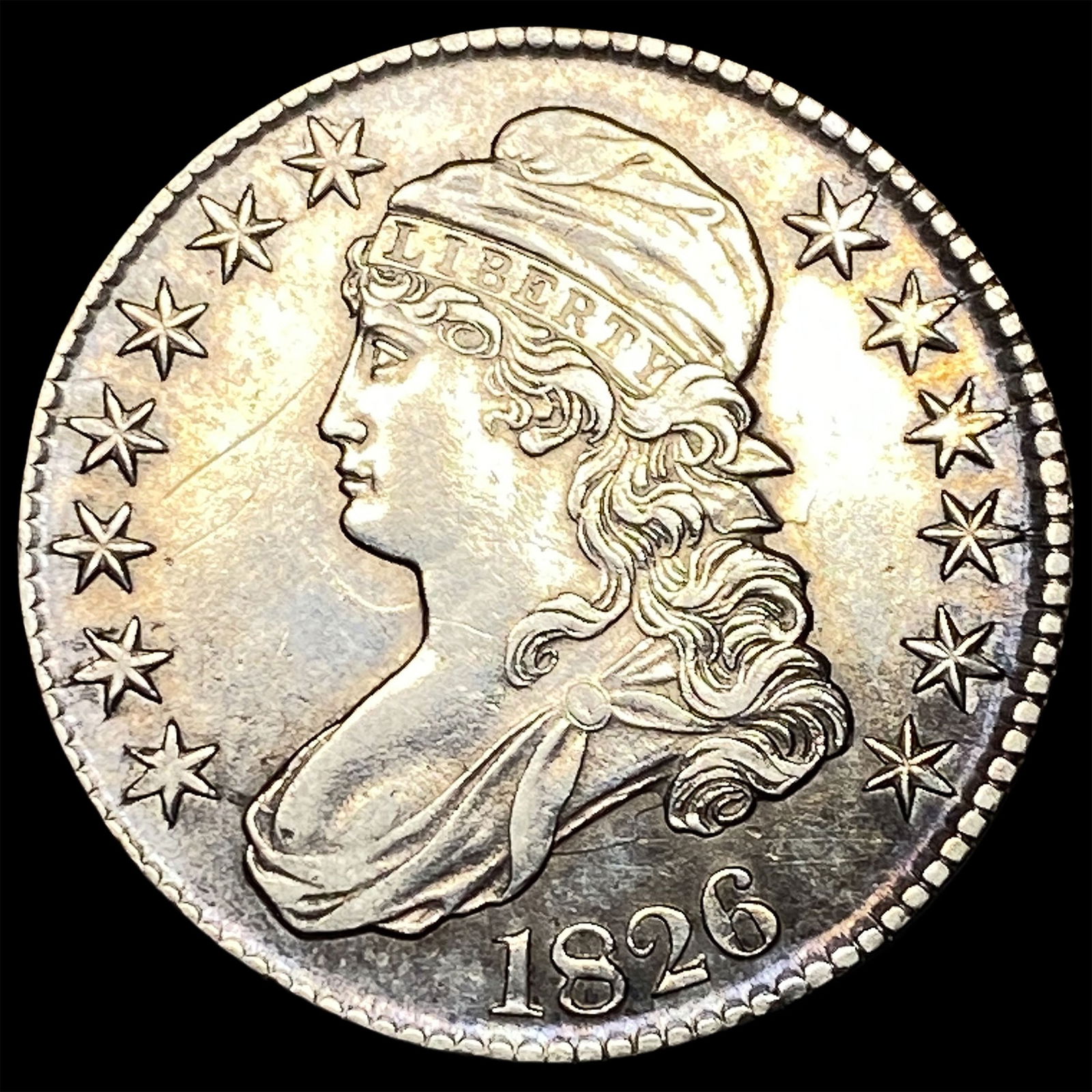 1826 Capped Bust Half Dollar NEARLY UNCIRCULATED (1 of 2)