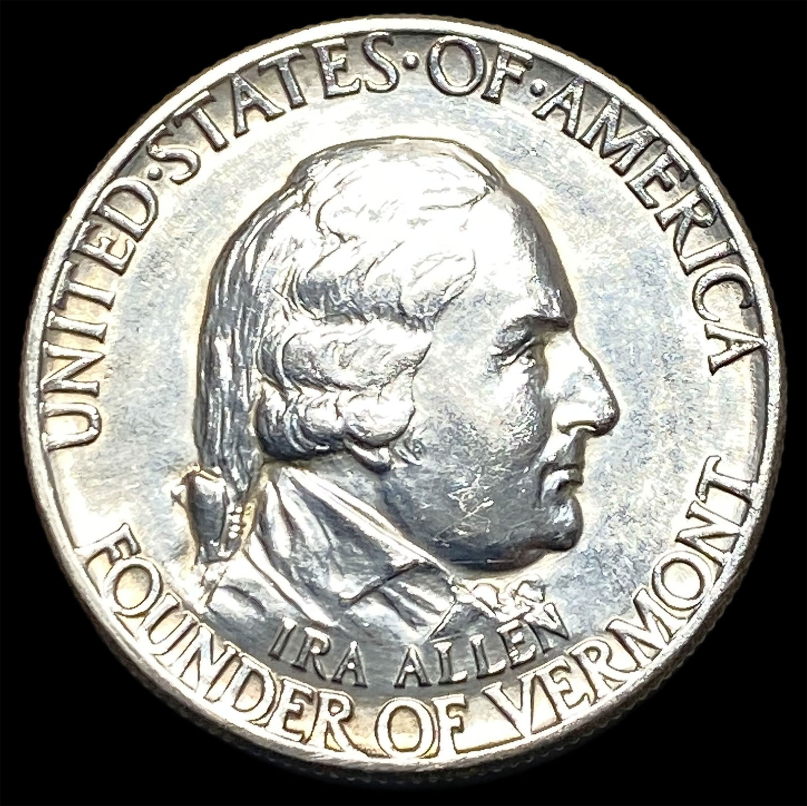 1927 Silver Battle of Bennington Half Dollar UNCIRCULATED: 1927 Silver Battle of Bennington Half Dollar UNCIRCULATED