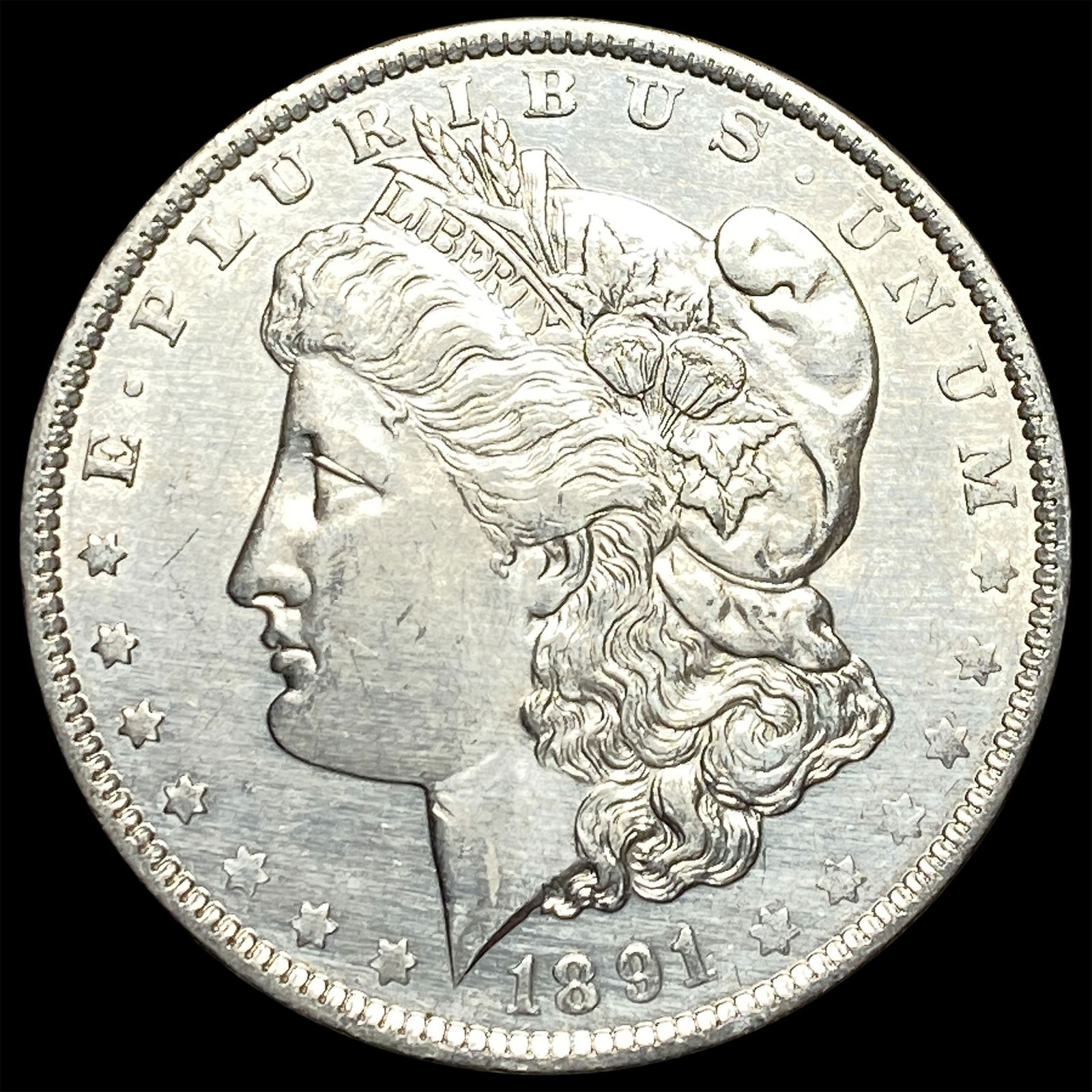 1891-O Silver Morgan Dollar CLOSELY UNCIRCULATED (1 of 2)