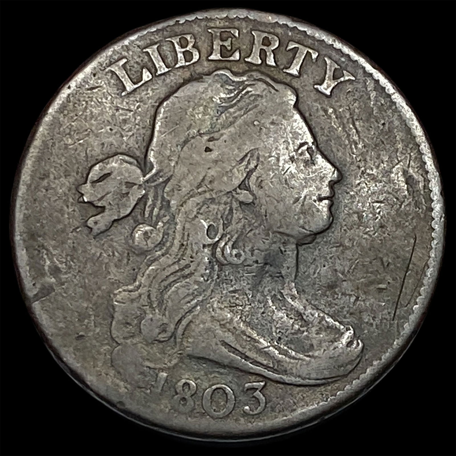 1803 Draped Bust Large Cent NICELY CIRCULATED (1 of 2)