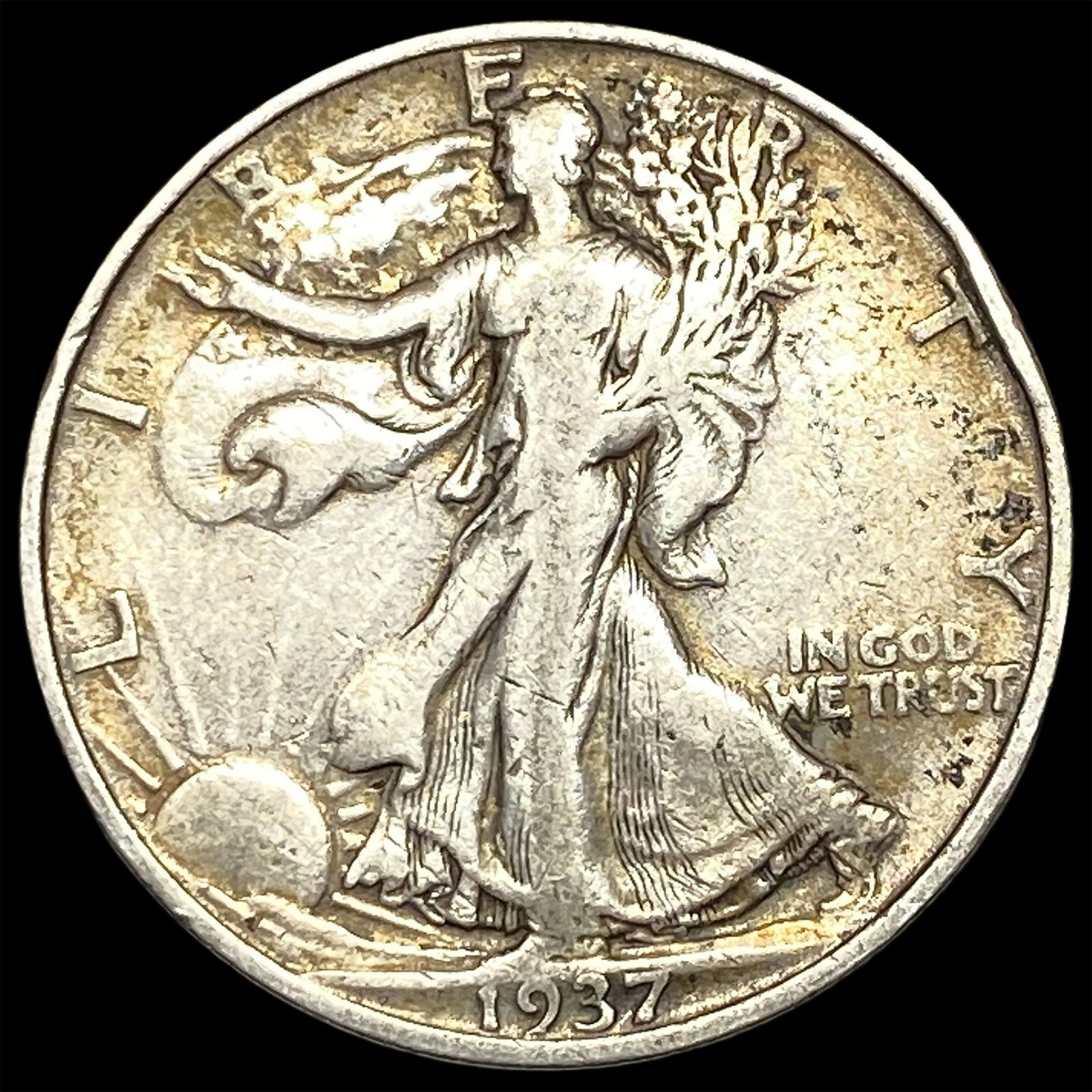 1937 Walking Liberty Half Dollar LIGHTLY CIRCULATED (1 of 2)