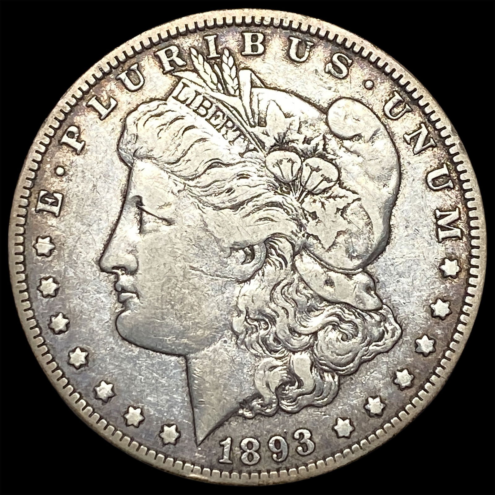 1893-O Silver Morgan Dollar ABOUT UNCIRCULATED: 1893-O Silver Morgan Dollar ABOUT UNCIRCULATED