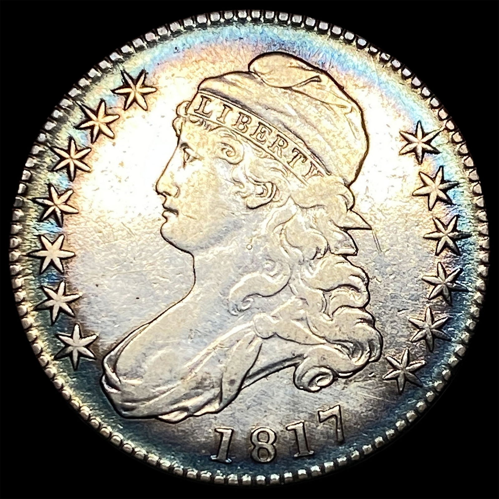 1817 Capped Bust Half Dollar LIGHTLY CIRCULATED (1 of 2)