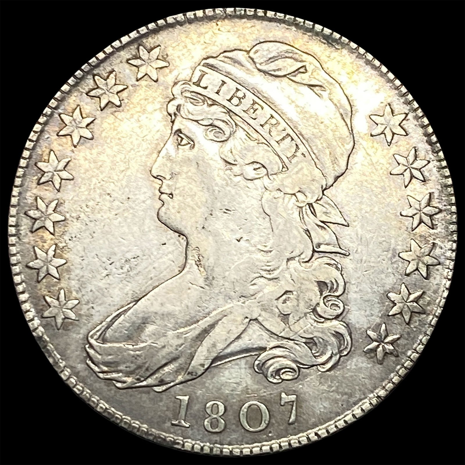 1807 Capped Bust Half Dollar NICELY CIRCULATED (1 of 2)