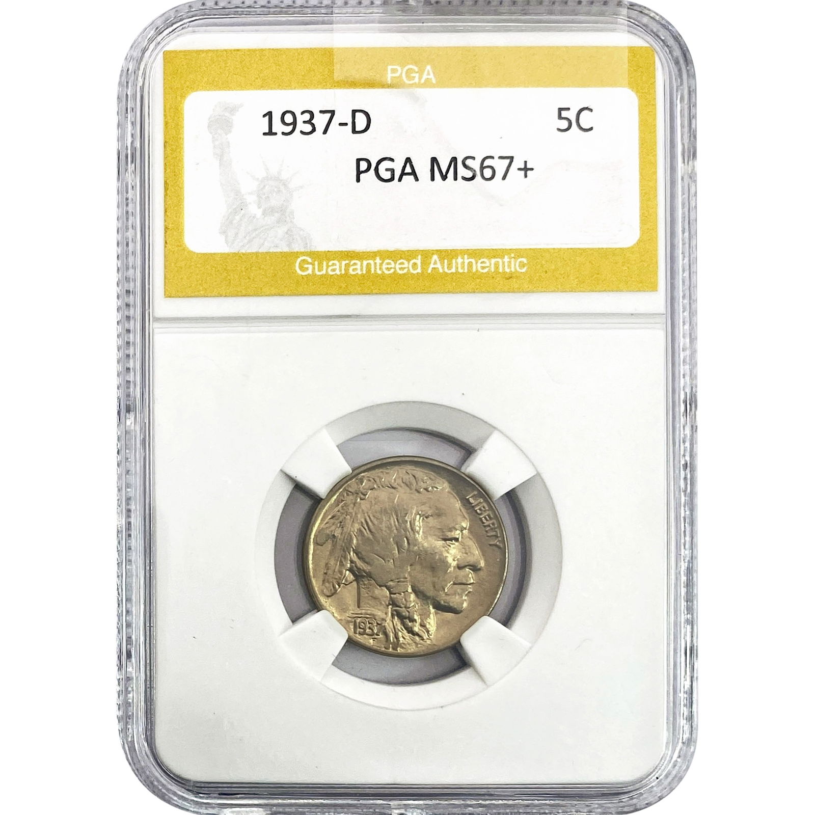 1937-D Buffalo Nickel PGA MS67+ (1 of 2)