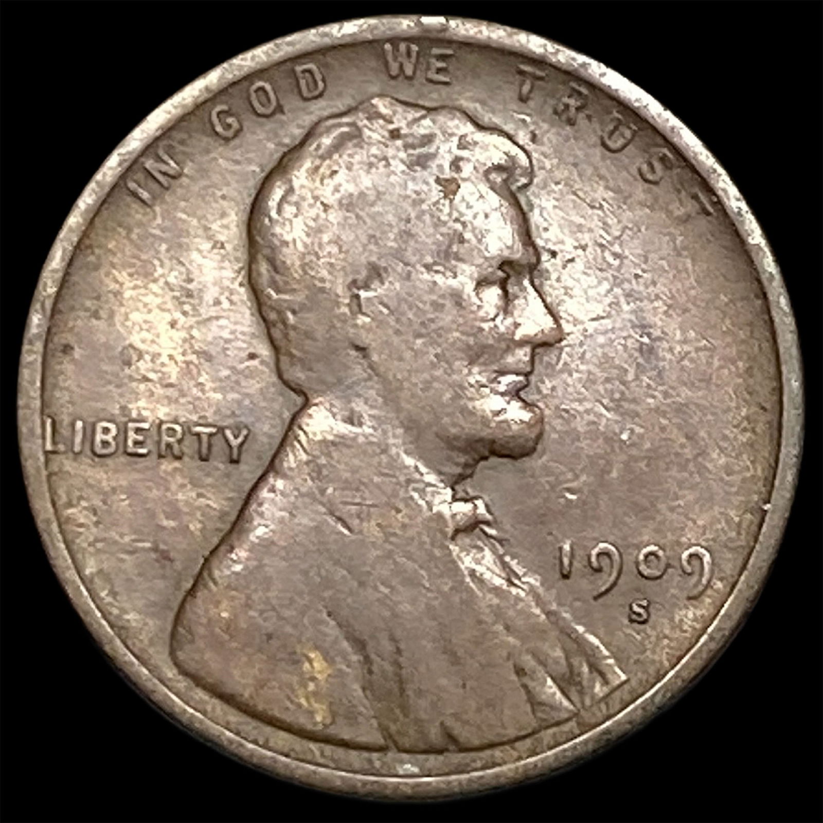1909-S Lincoln Wheat Cent NEARLY UNCIRCULATED (1 of 2)