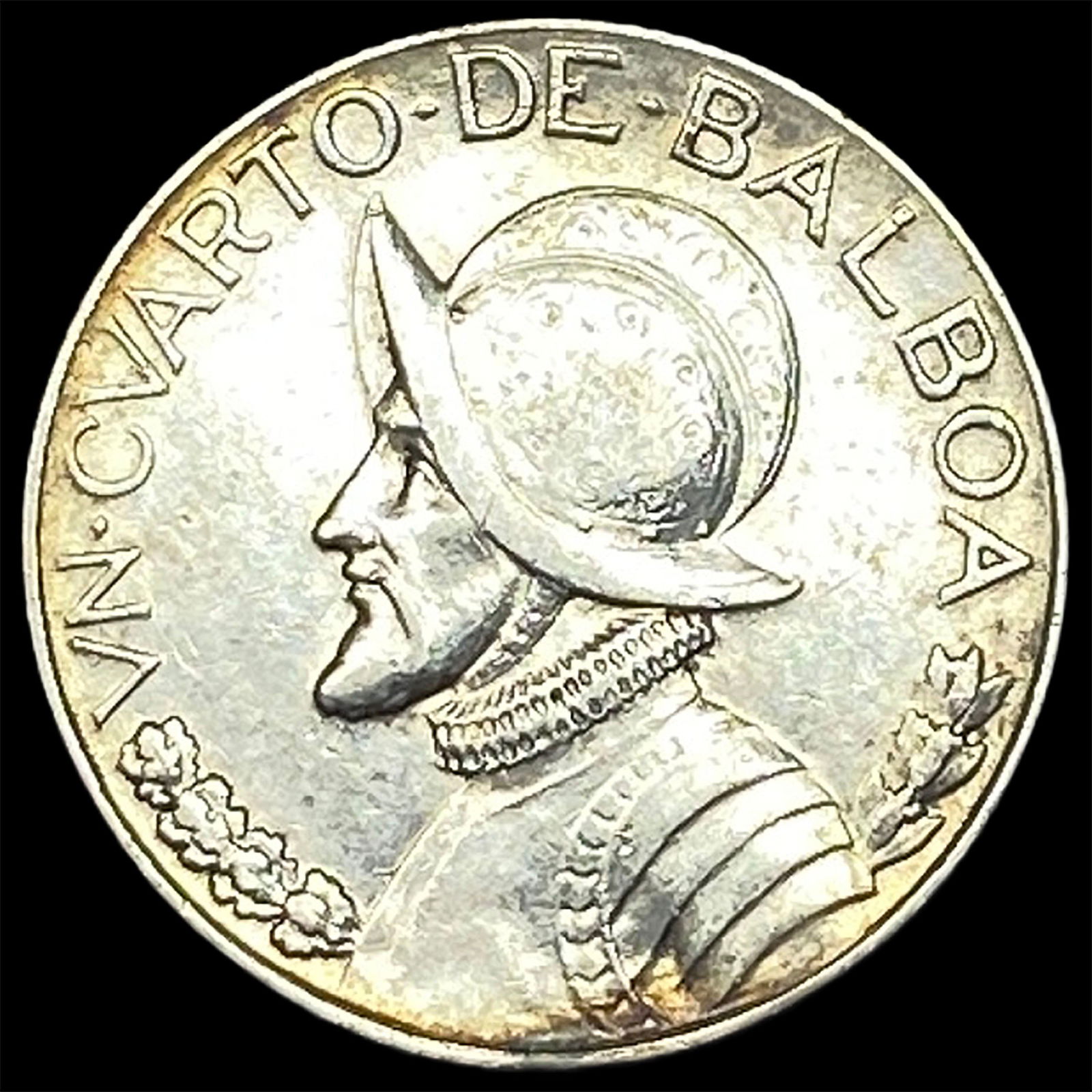 1932 Panama Silver 1/4 Balboa CLOSELY UNCIRCULATED (1 of 2)