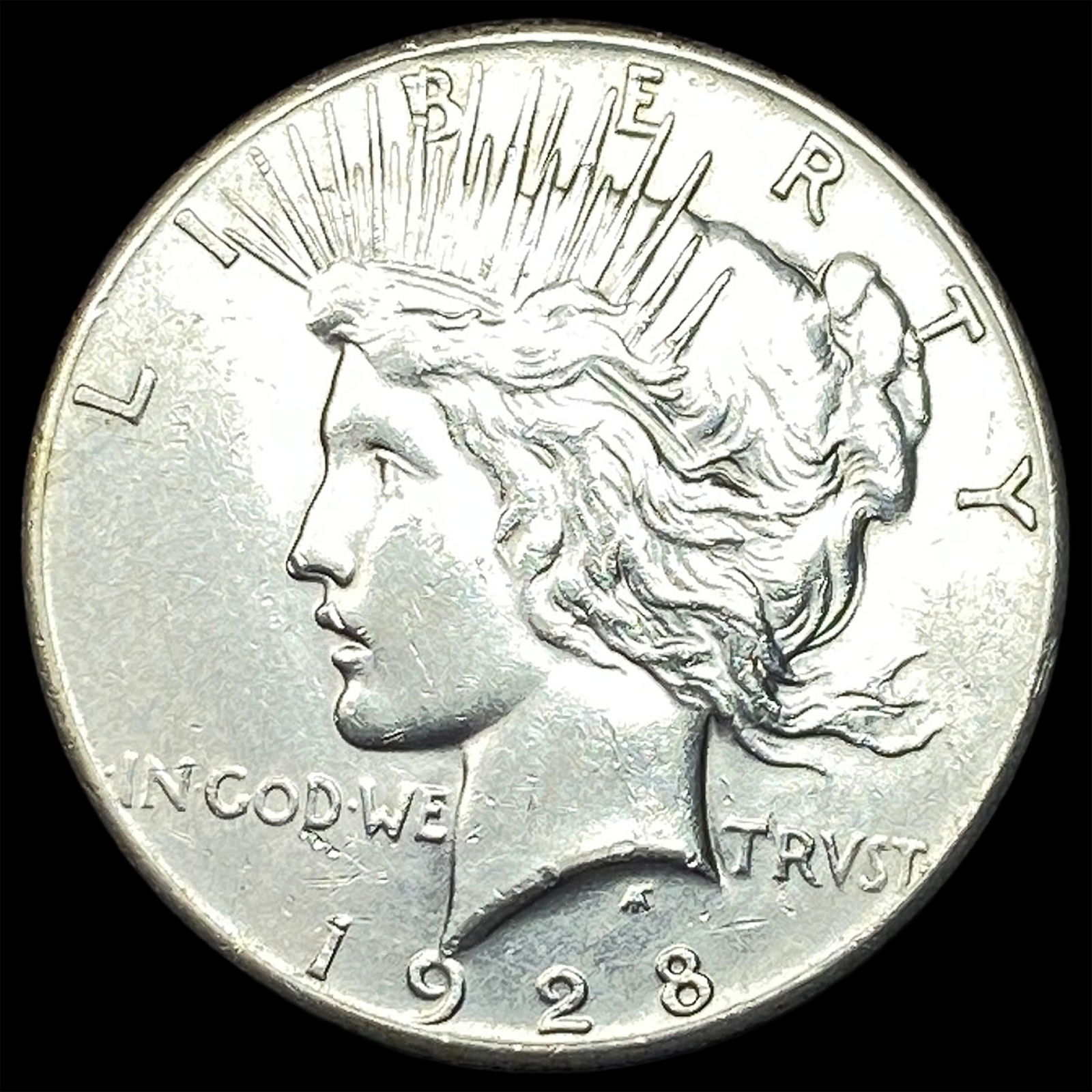 1928 Silver Peace Dollar CLOSELY UNCIRCULATED (1 of 2)