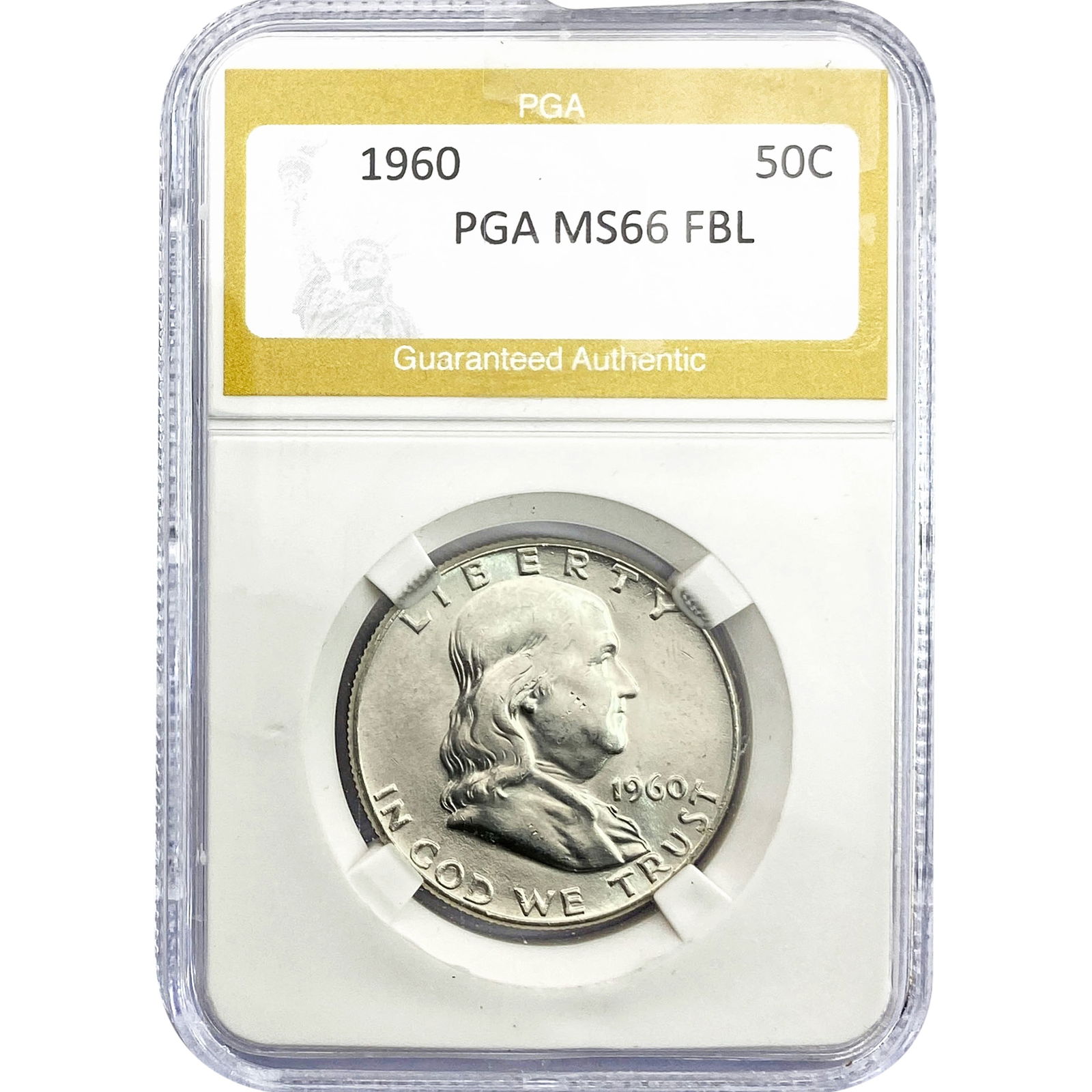 1960 Franklin Half Dollar PGA MS66 FBL (1 of 2)