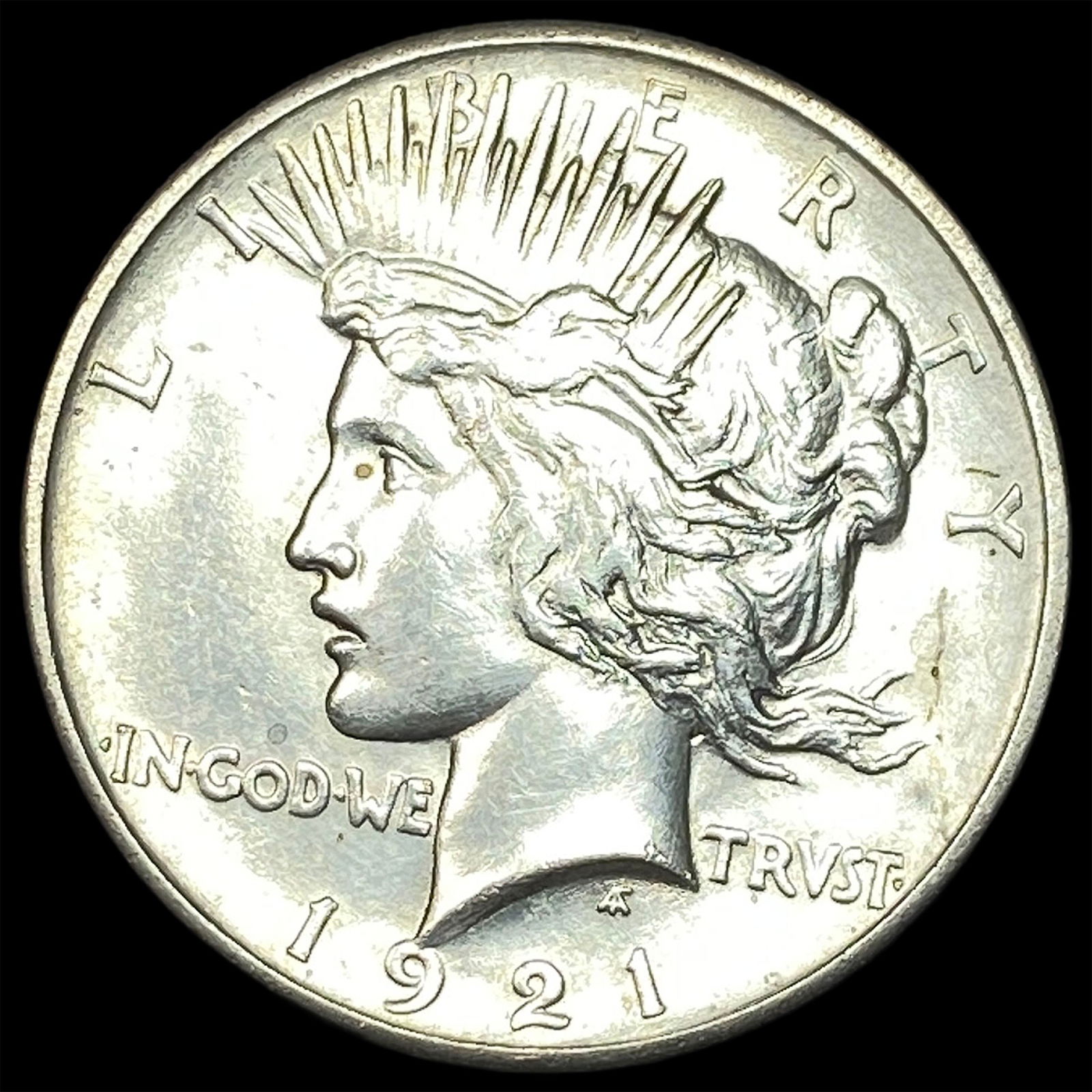 1921 Silver Peace Dollar CLOSELY UNCIRCULATED: 1921 Silver Peace Dollar CLOSELY UNCIRCULATED