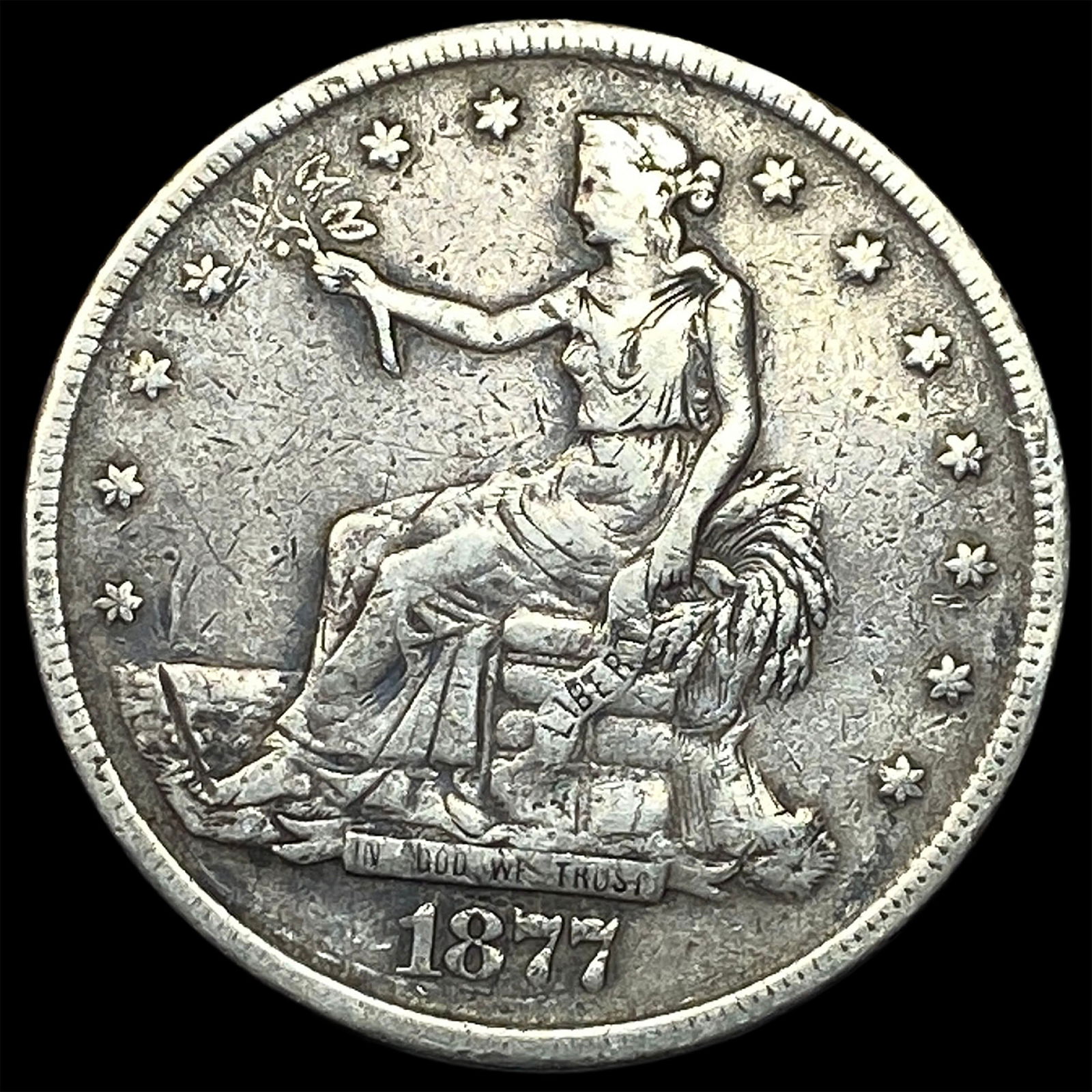 1877-S Silver Trade Dollar HIGH GRADE (1 of 2)