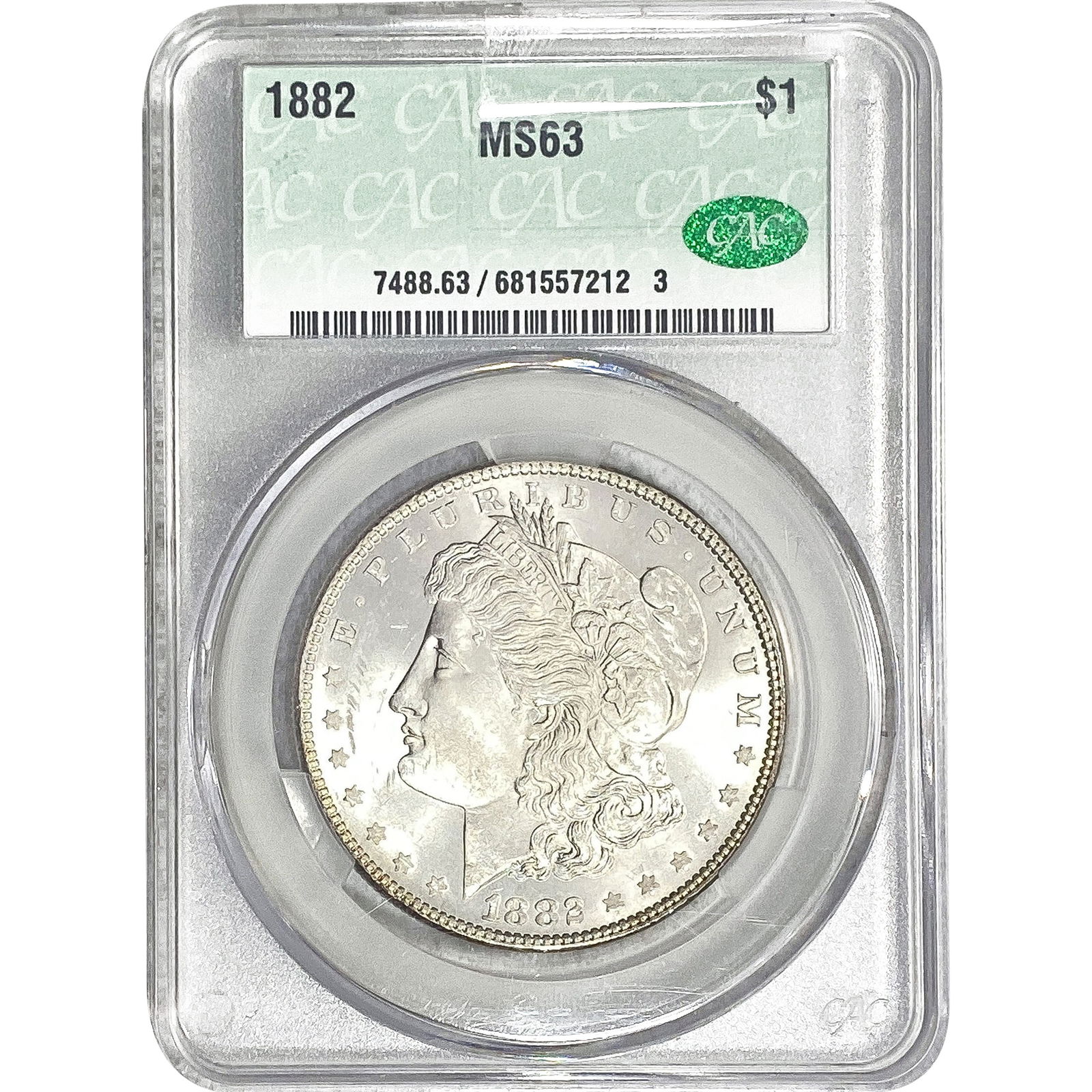 1882 Morgan Silver Dollar CAC MS63 (1 of 2)
