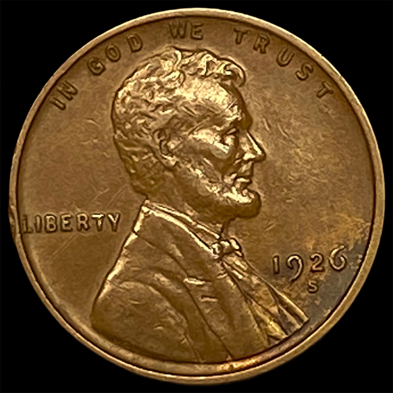 1926-S Lincoln Wheat Cent CLOSELY UNCIRCULATED (1 of 2)