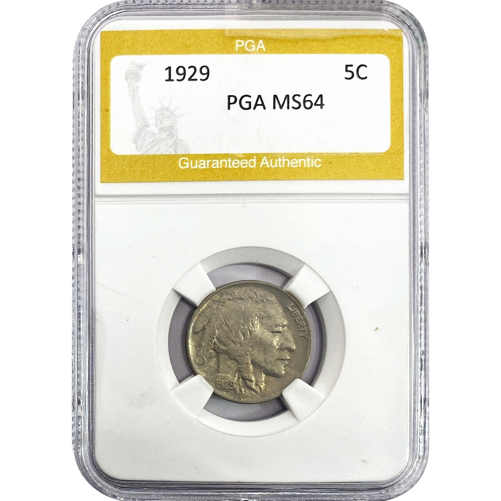 1929 Buffalo Nickel PGA MS64 (1 of 2)