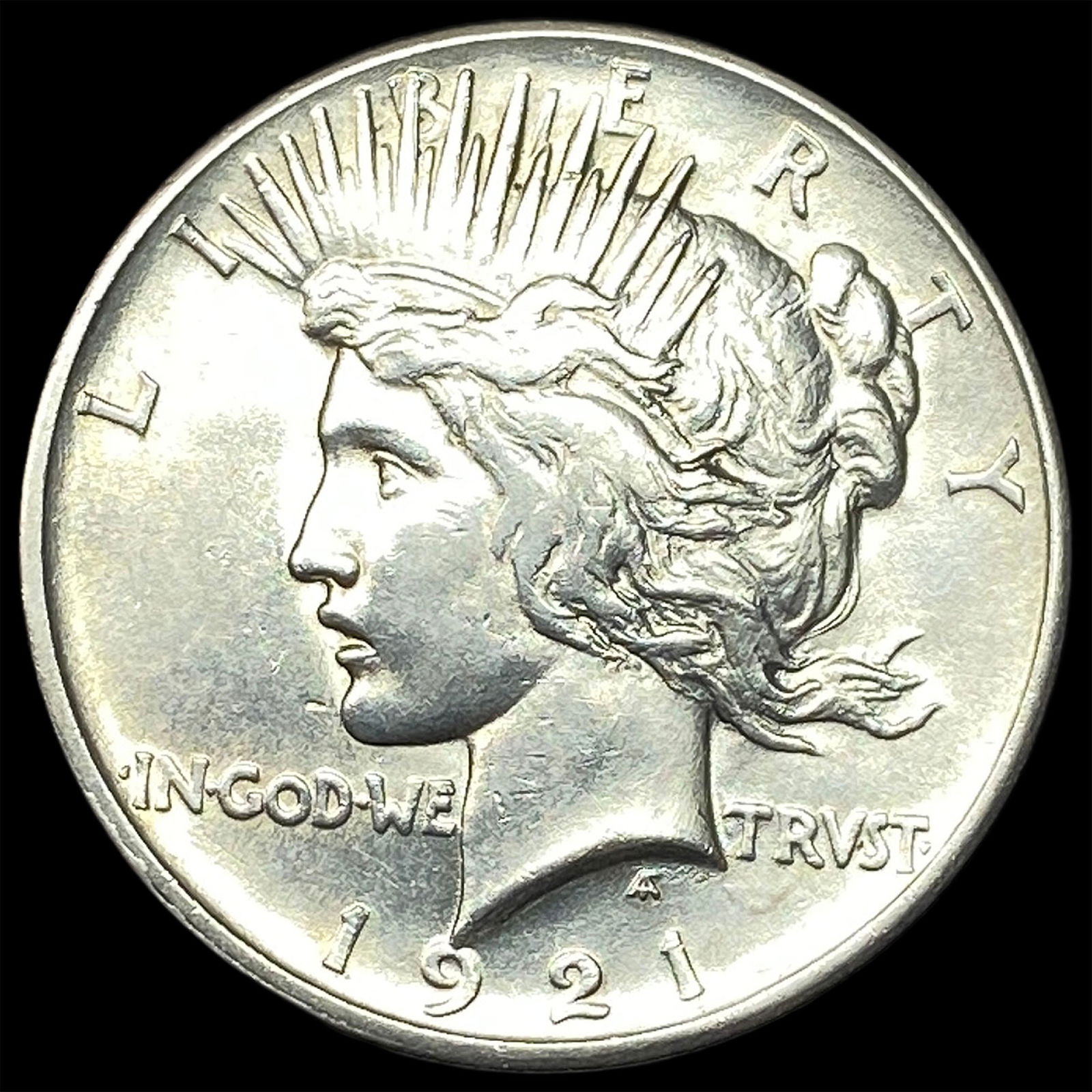 1921 Silver Peace Dollar CLOSELY UNCIRCULATED: 1921 Silver Peace Dollar CLOSELY UNCIRCULATED
