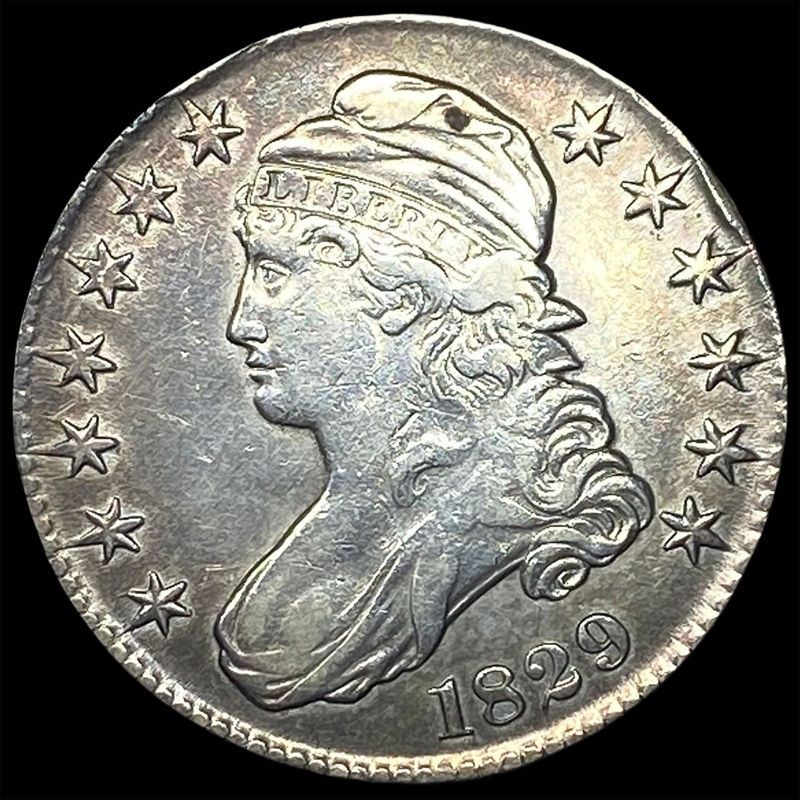 1829 Silver Capped Bust Half Dollar HIGH GRADE (1 of 2)