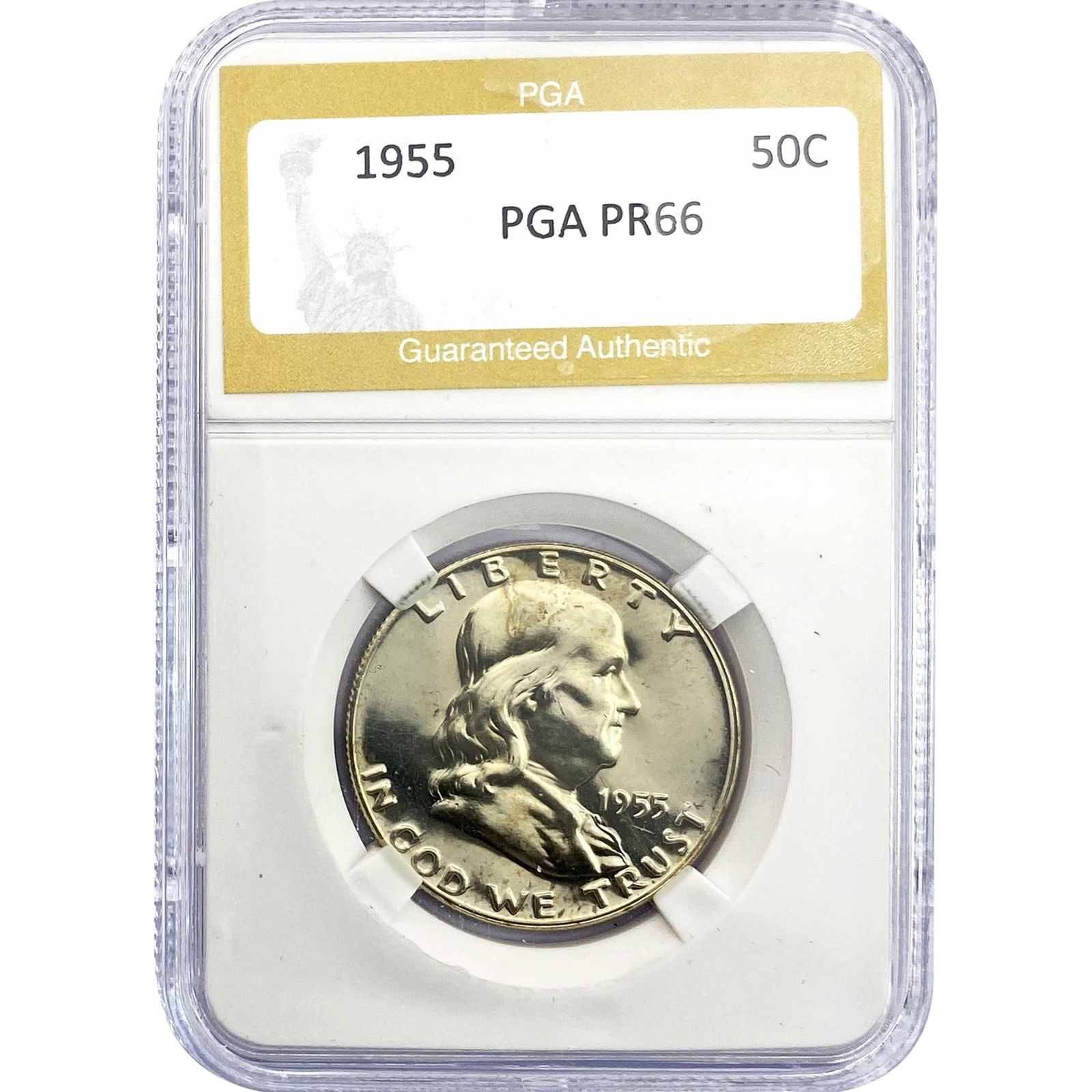 1955 Franklin Half Dollar PGA PR66 (1 of 2)